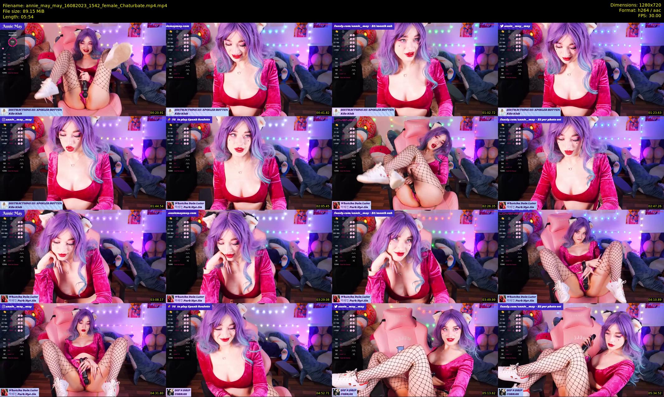 annie_may_may — 6 minute Chaturbate female cam show recording, 720p, Aug 16, 2023
