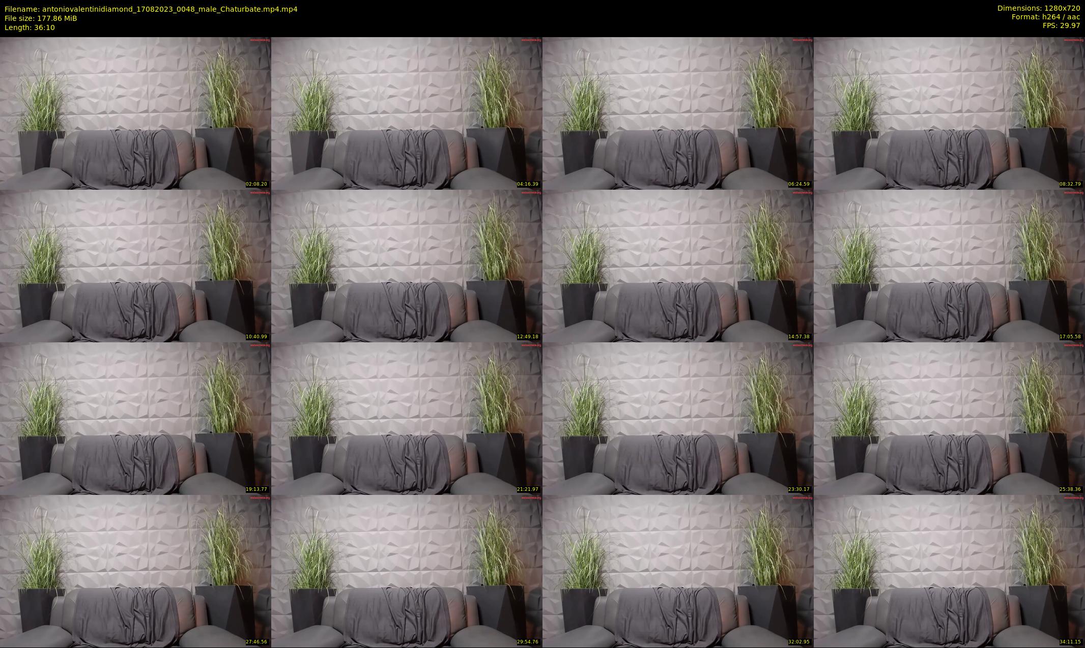 antoniovalentinidiamond — 37 minute Chaturbate male cam show recording, 720p, Aug 17, 2023