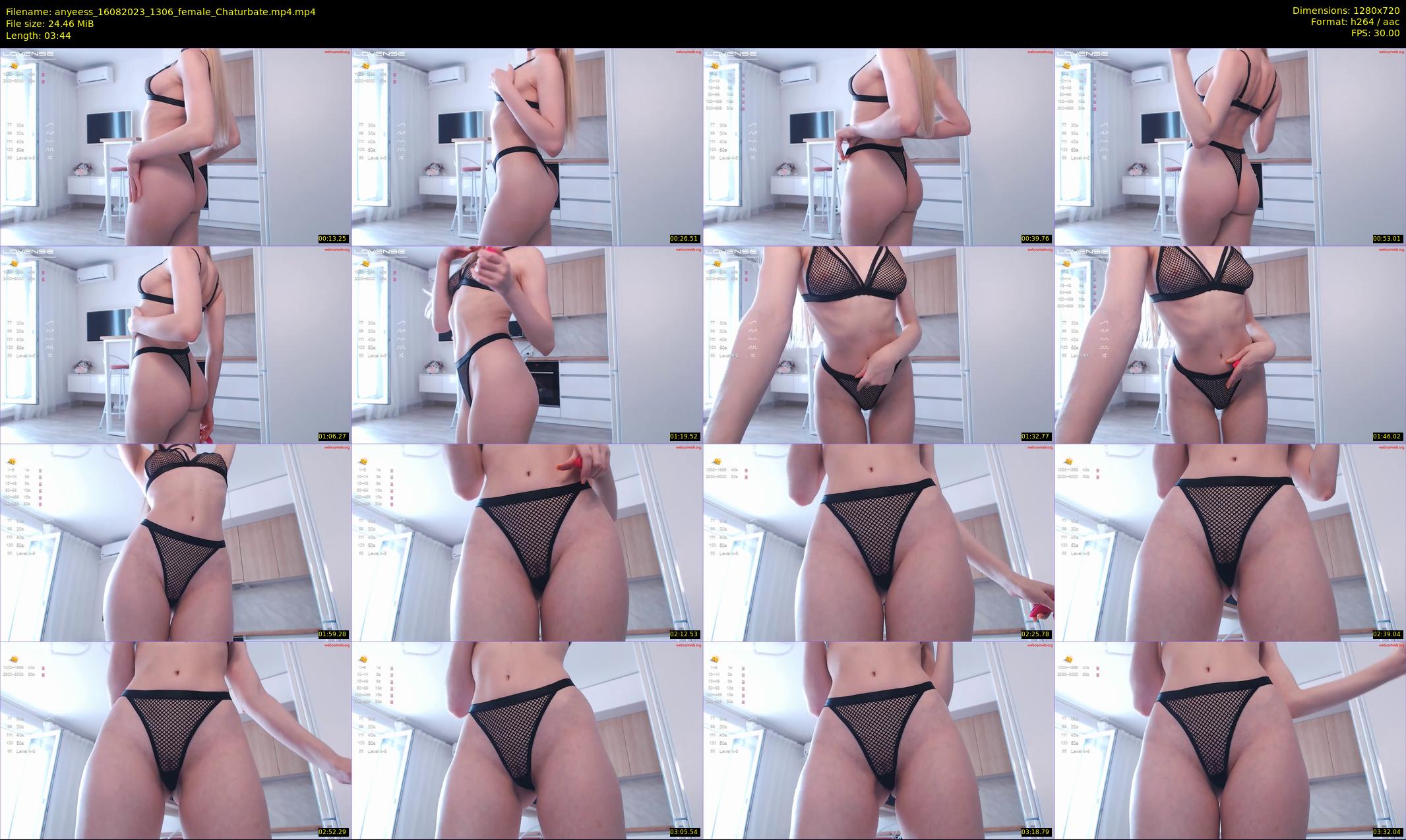 anyeess — 4 minute Chaturbate female cam show recording, 720p, Aug 16, 2023