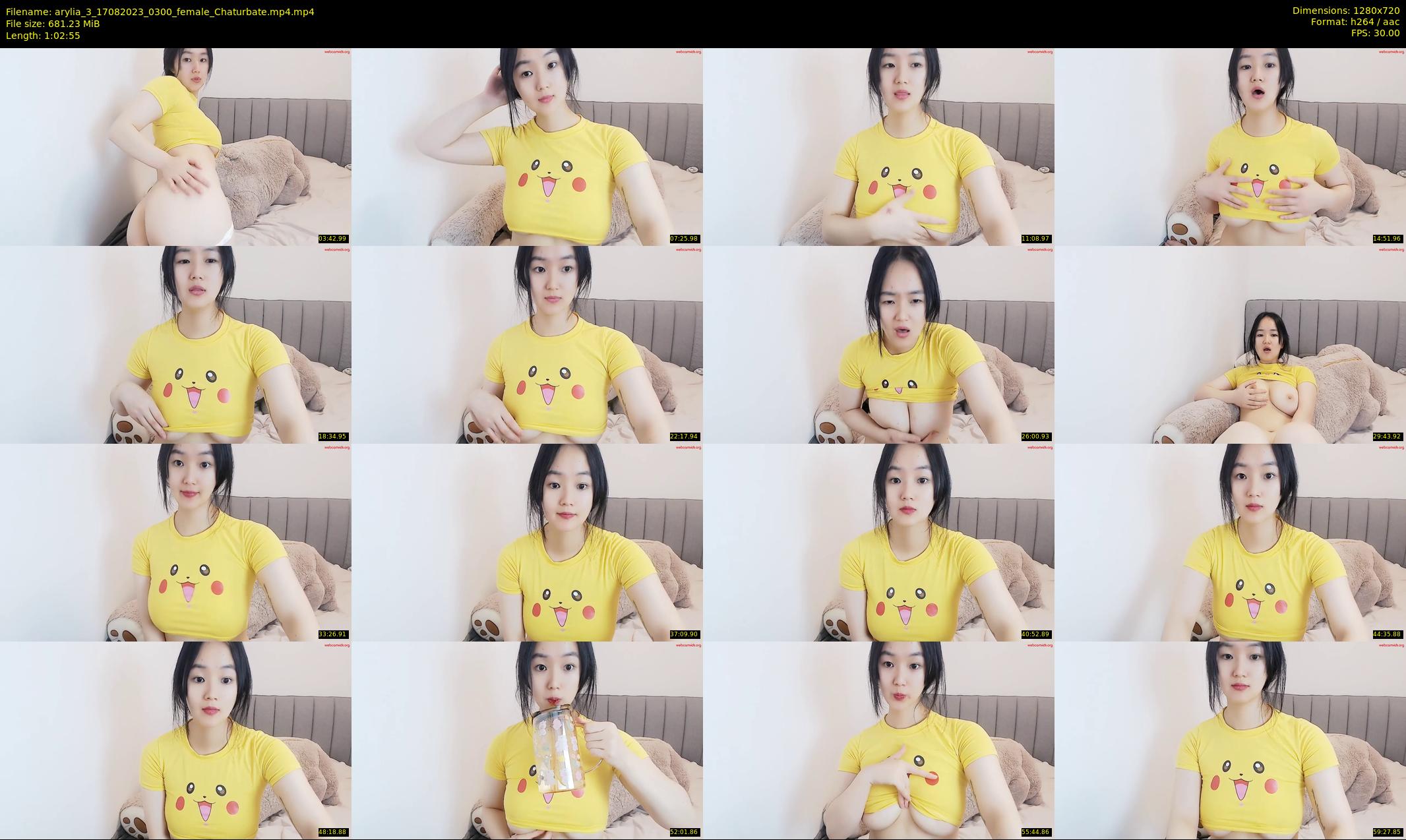 arylia_3 — 63 minute Chaturbate female cam show recording, 720p, Aug 17, 2023