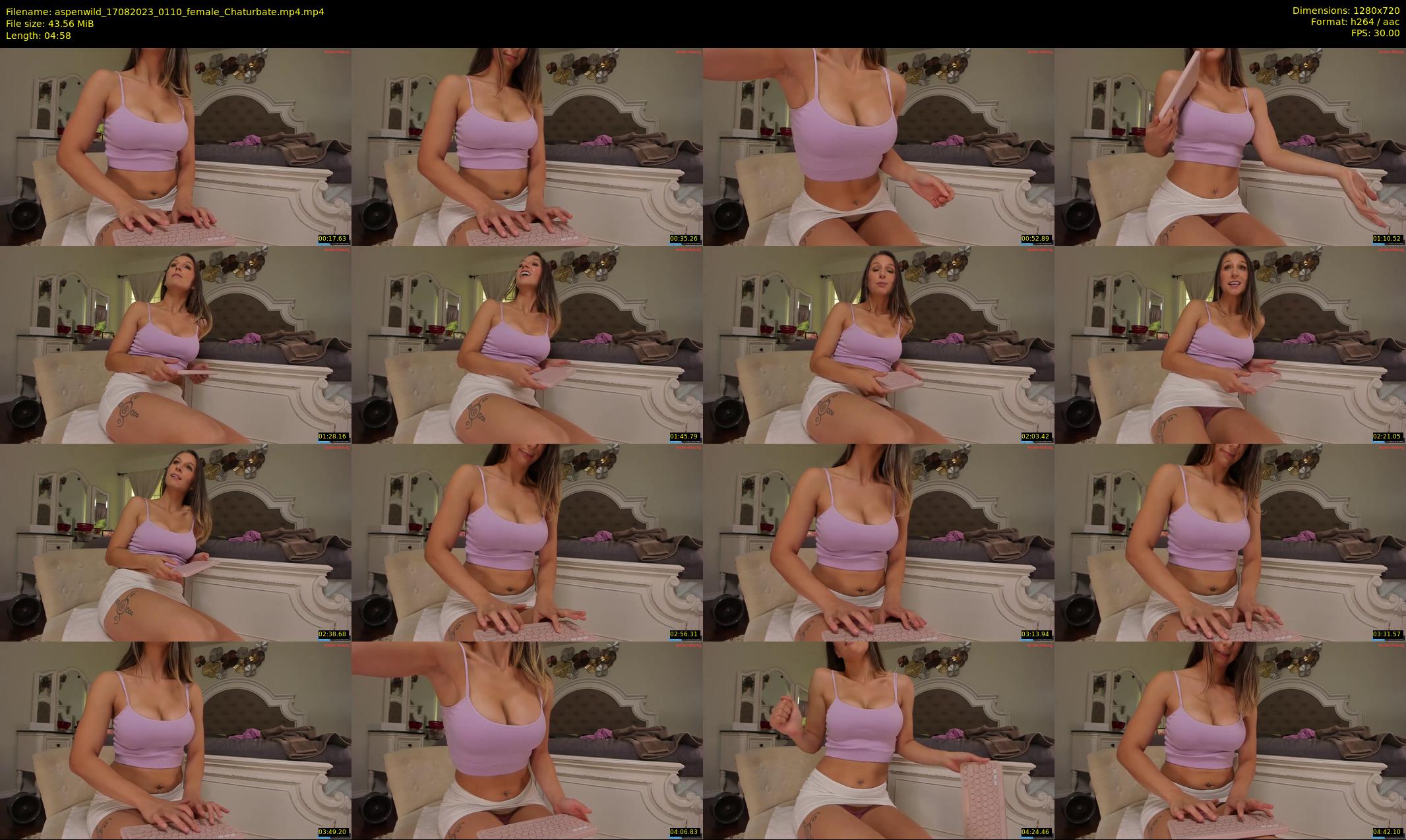 aspenwild — 5 minute Chaturbate female cam show recording, 720p, Aug 17, 2023