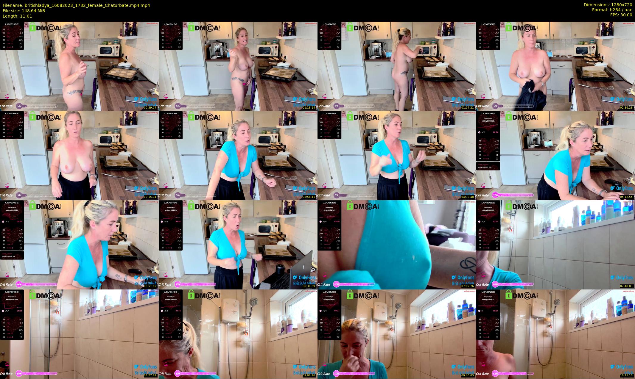 britishladya — 12 minute Chaturbate female cam show recording, 720p, Aug 16, 2023