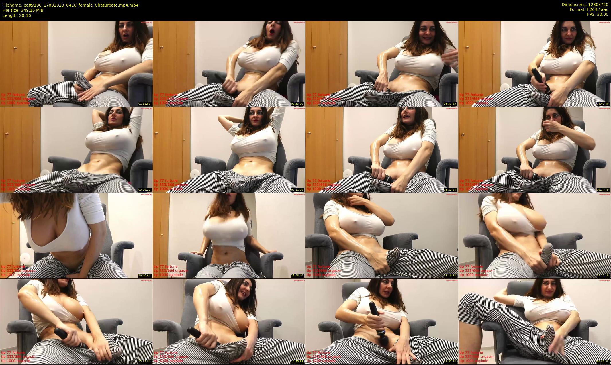catty190 — 21 minute Chaturbate female cam show recording, 720p, Aug 17, 2023