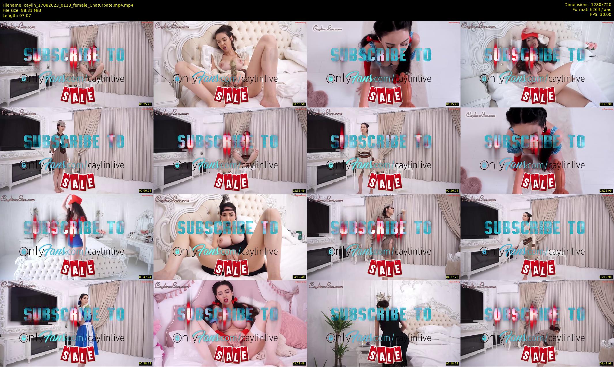 caylin — 8 minute Chaturbate female cam show recording, 720p, Aug 17, 2023
