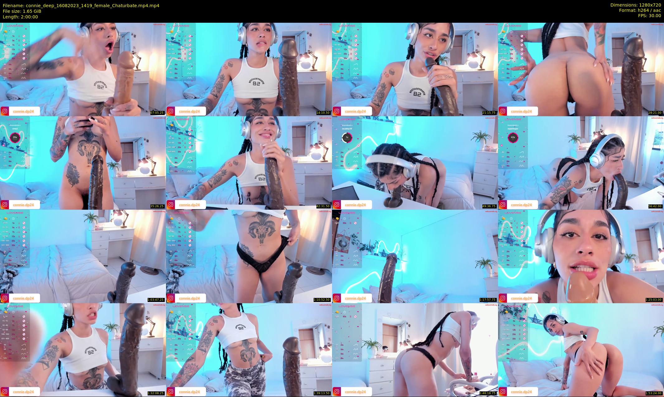 connie_deep — 120 minute Chaturbate female cam show recording, 720p, Aug 16, 2023