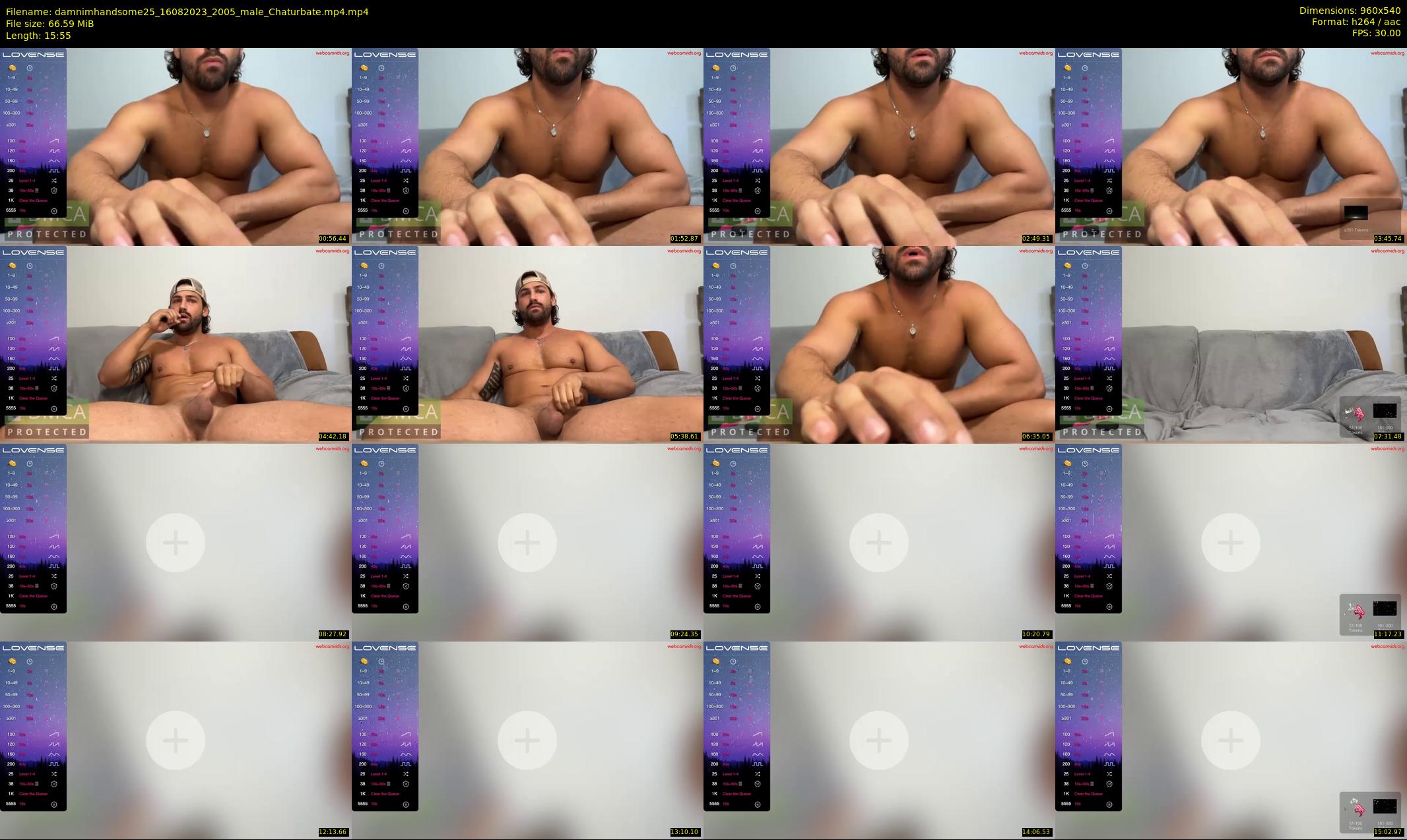 damnimhandsome25 — 16 minute Chaturbate male cam show recording, 480p, Aug 16, 2023