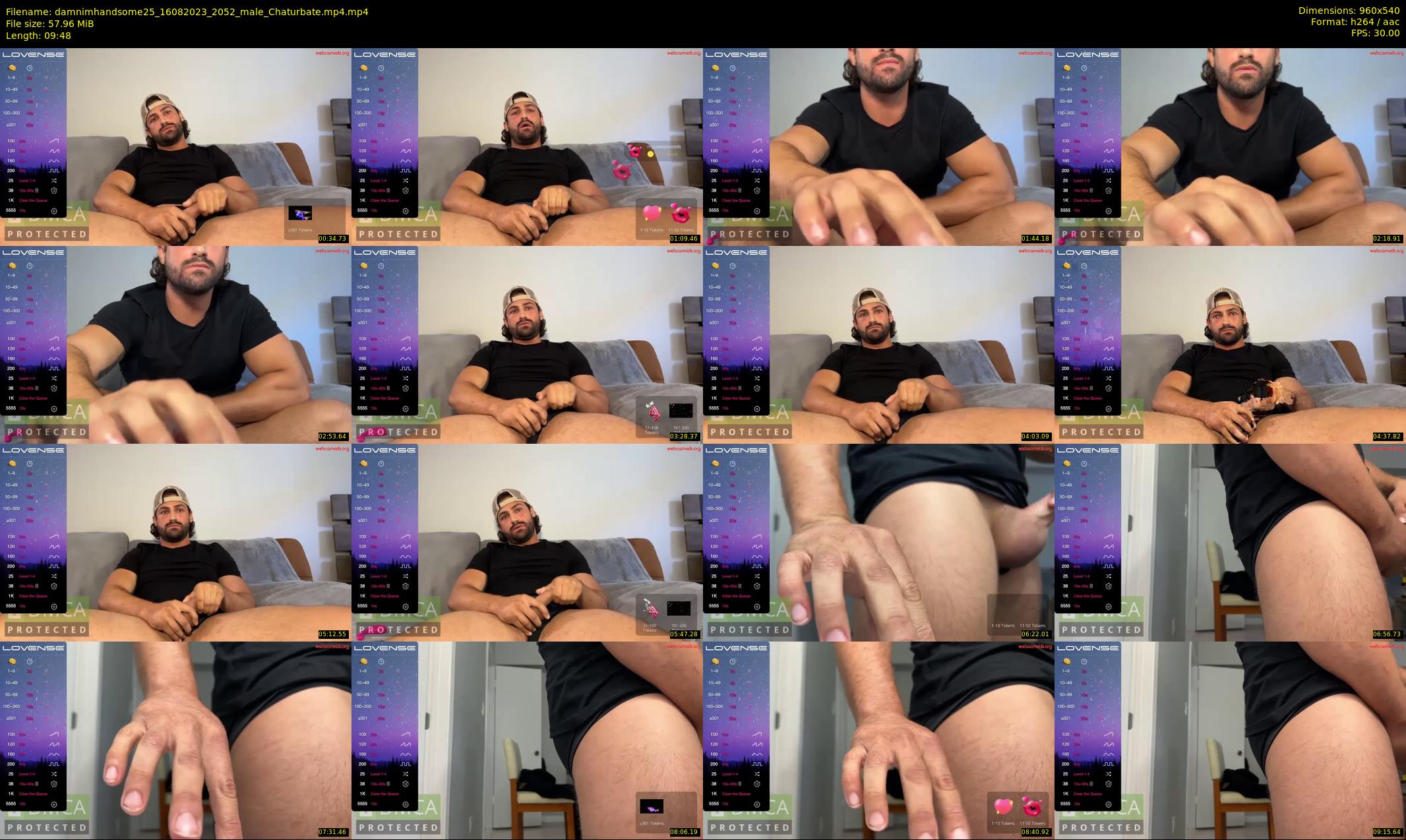 damnimhandsome25 — 10 minute Chaturbate male cam show recording, 480p, Aug 16, 2023