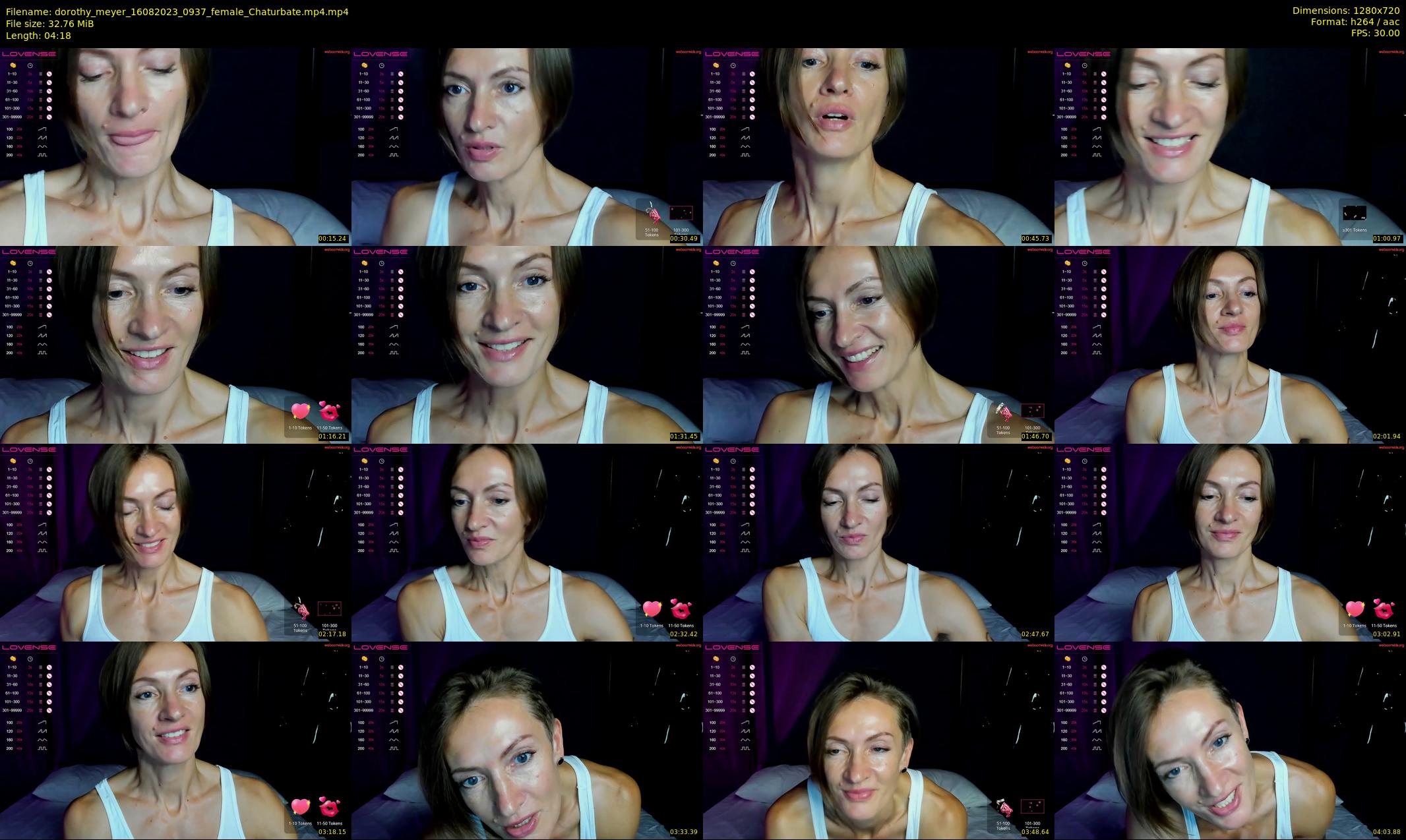 dorothy_meyer — 5 minute Chaturbate female cam show recording, 720p, Aug 16, 2023
