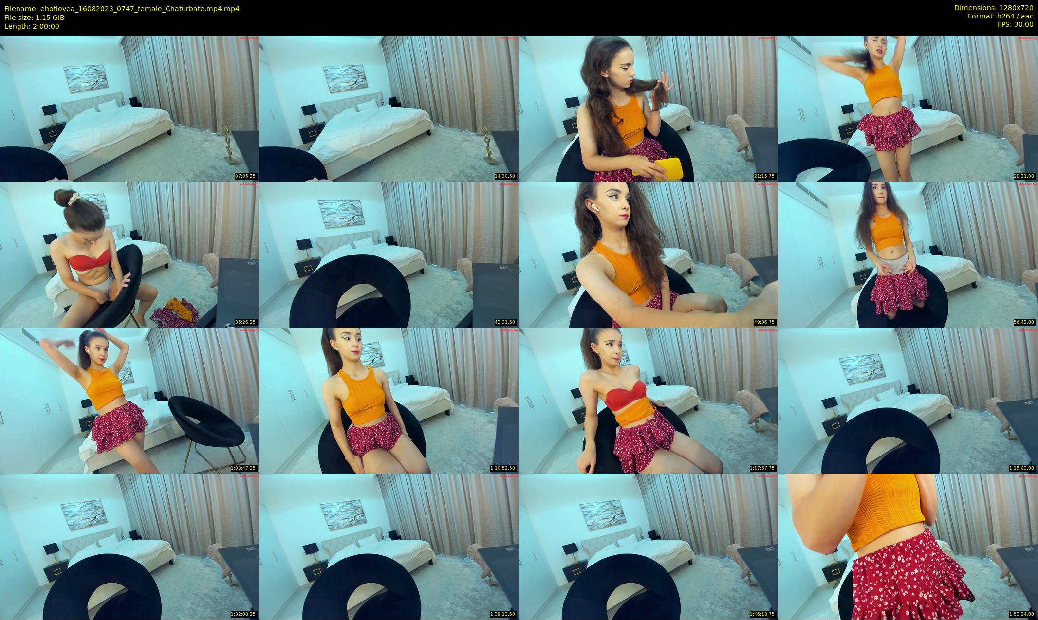 ehotlovea — 120 minute Chaturbate female cam show recording, 720p, Aug 16, 2023