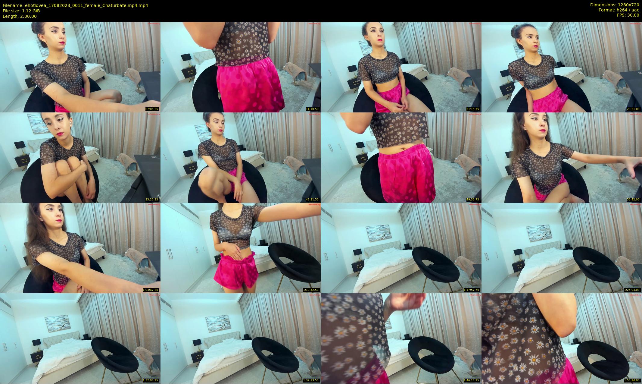 ehotlovea — 120 minute Chaturbate female cam show recording, 720p, Aug 17, 2023