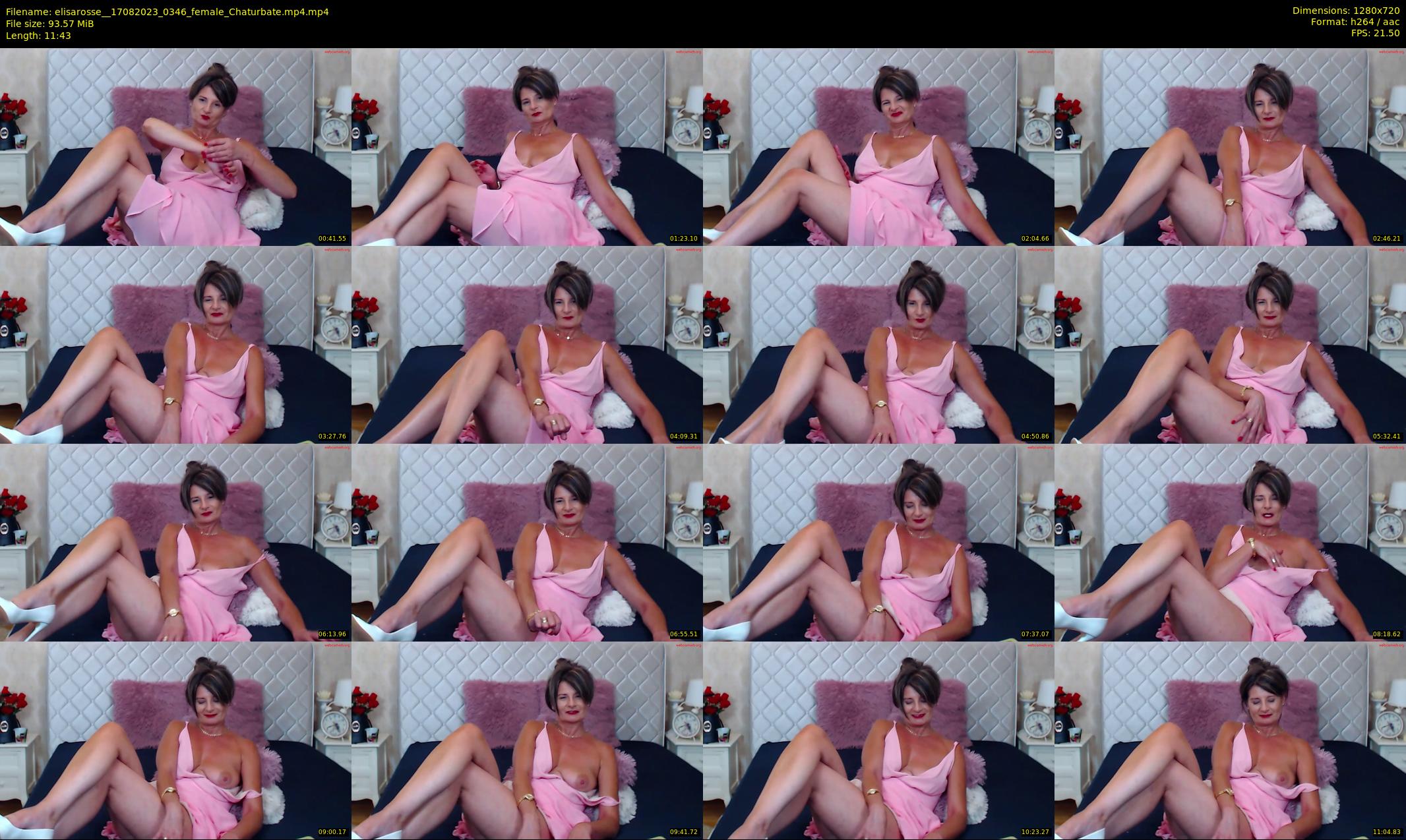 elisarosse_ — 12 minute Chaturbate female cam show recording, 720p, Aug 17, 2023