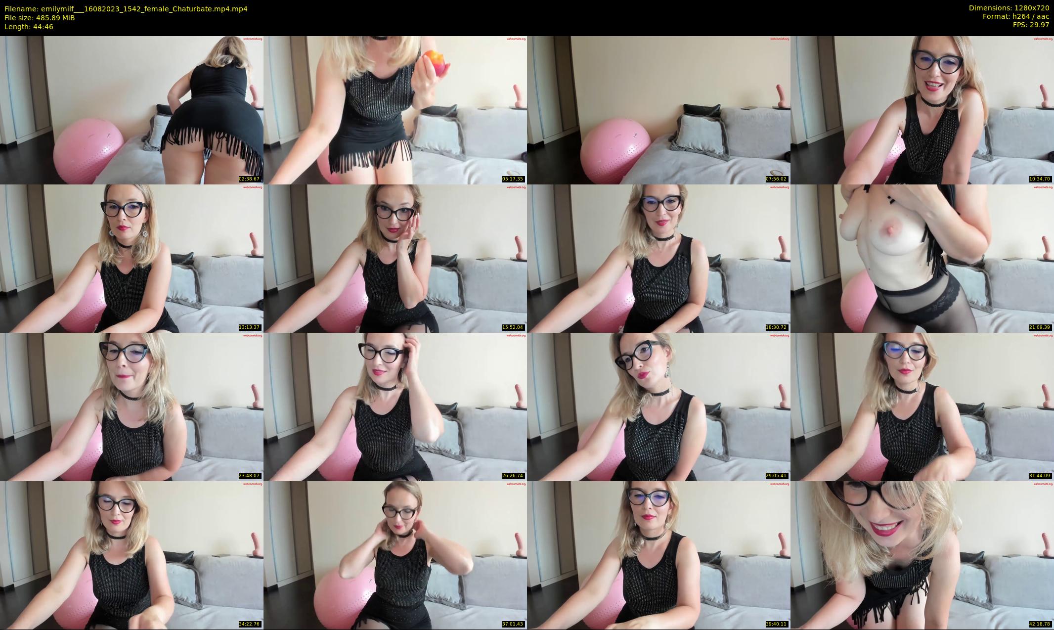 emilymilf__ — 45 minute Chaturbate female cam show recording, 720p, Aug 16, 2023