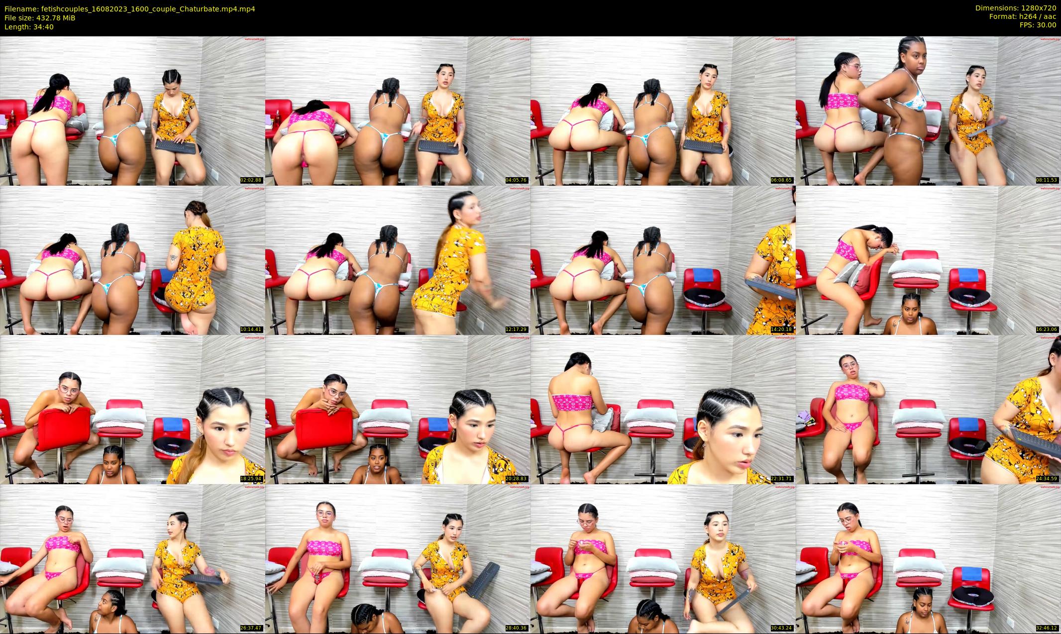 fetishcouples — 35 minute Chaturbate couple cam show recording, 720p, Aug 16, 2023