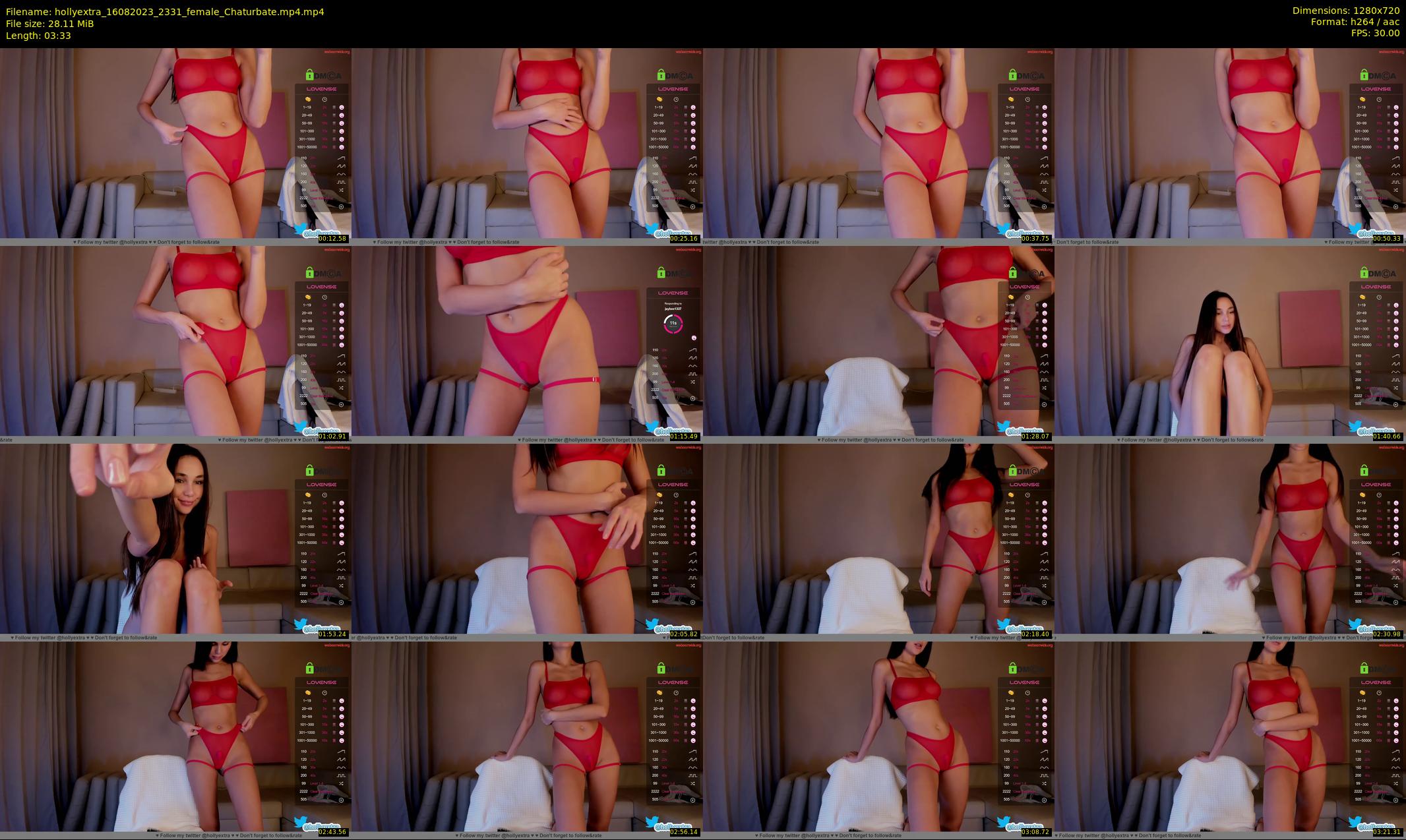 hollyextra — 4 minute Chaturbate female cam show recording, 720p, Aug 16, 2023