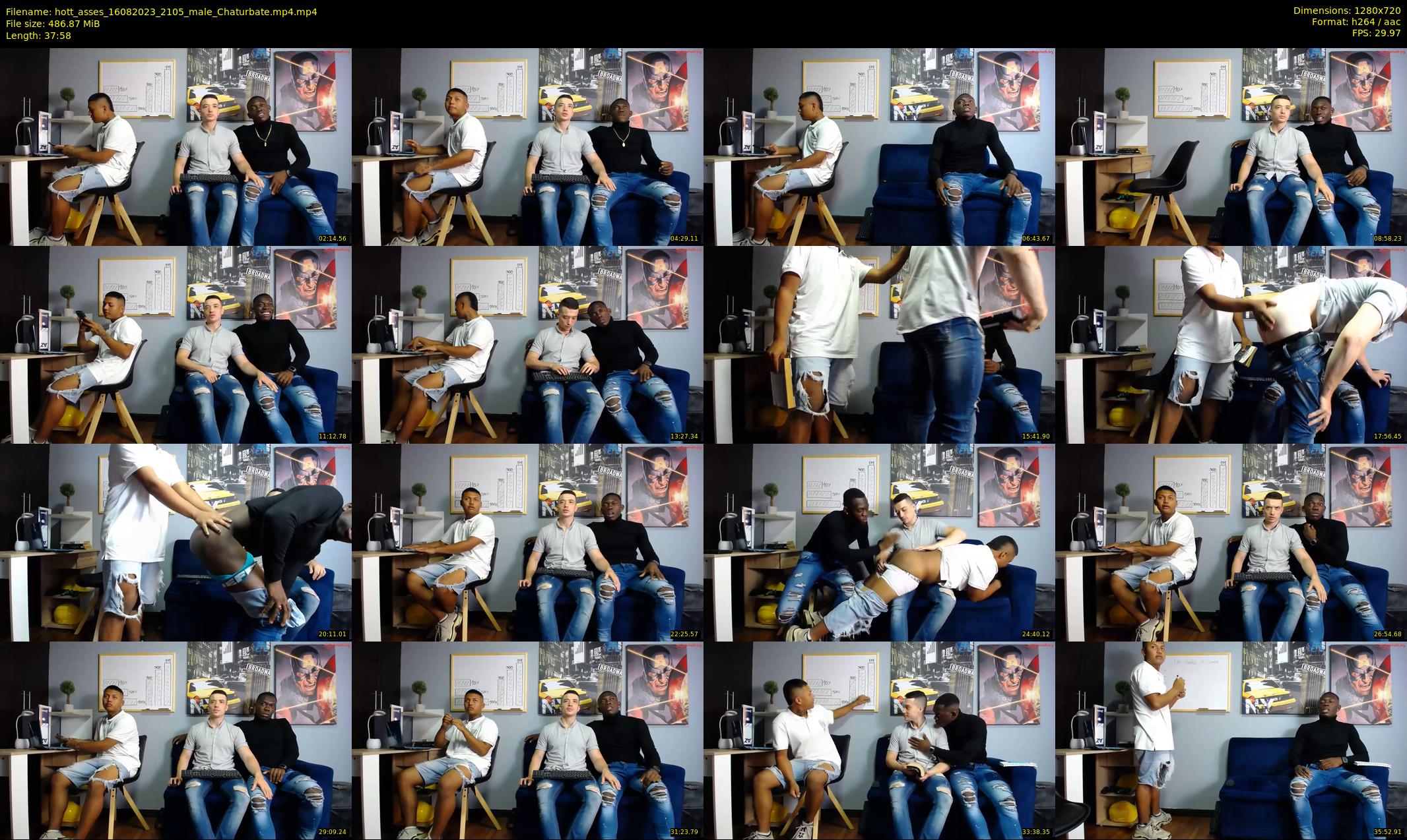 hott_asses — 38 minute Chaturbate male cam show recording, 720p, Aug 16, 2023