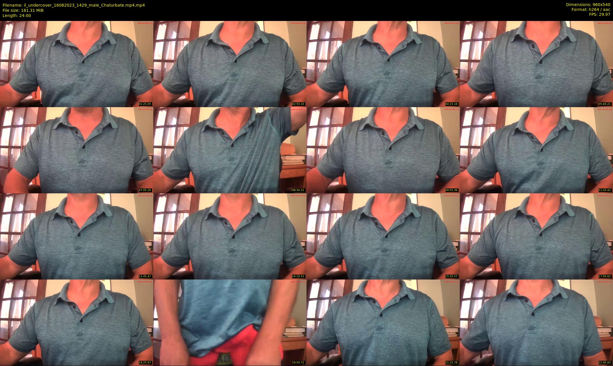 il_undercover — 24 minute Chaturbate male cam show recording, 480p, Aug 16, 2023