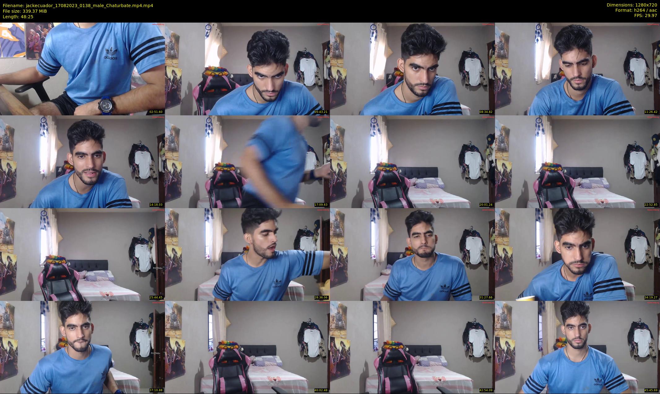 jackecuador — 49 minute Chaturbate male cam show recording, 720p, Aug 17, 2023