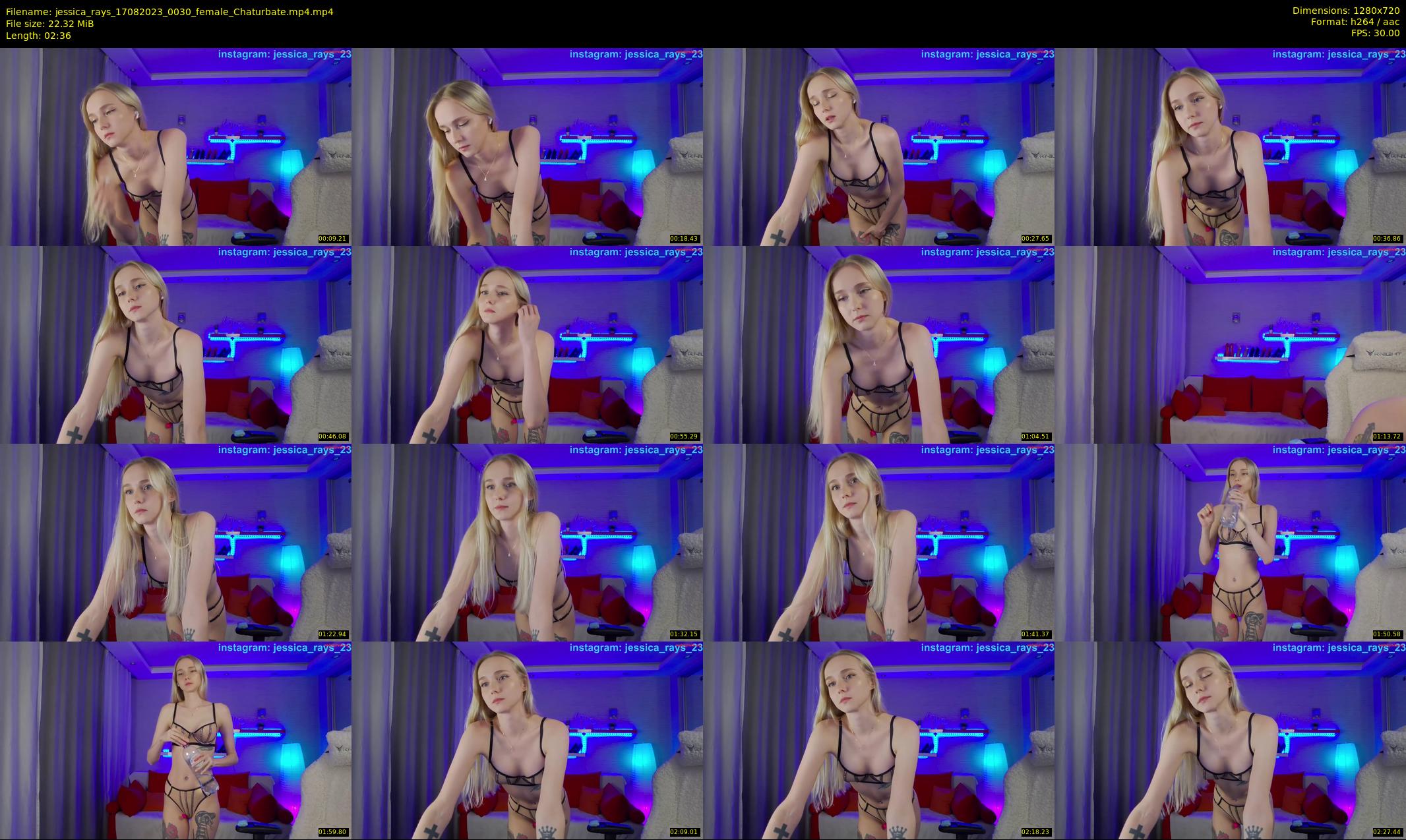jessica_rays — 3 minute Chaturbate couple cam show recording, 720p, Aug 17, 2023