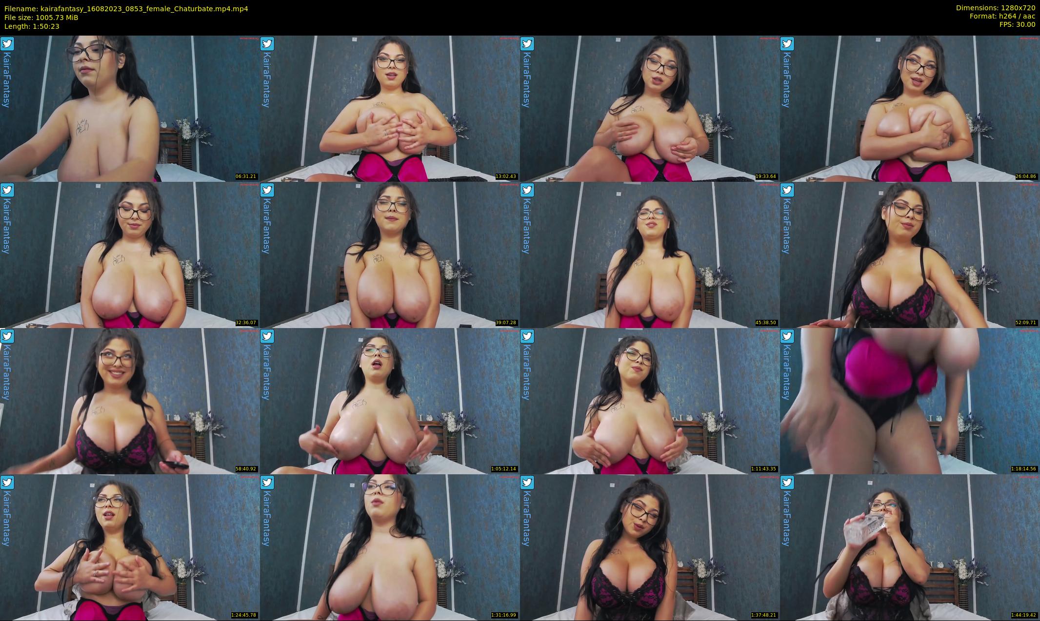 kairafantasy — 111 minute Chaturbate female cam show recording, 720p, Aug 16, 2023