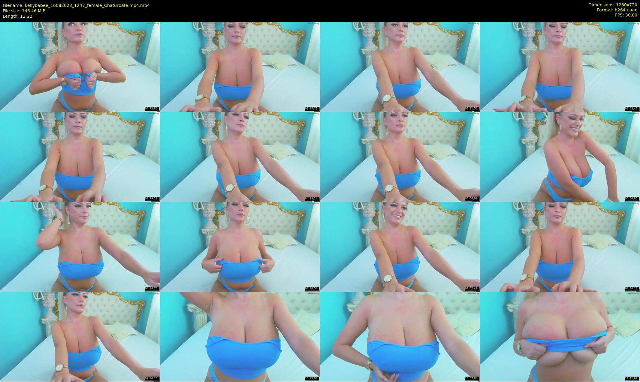 kellybabee — 13 minute Chaturbate female cam show recording, 720p, Aug 16, 2023