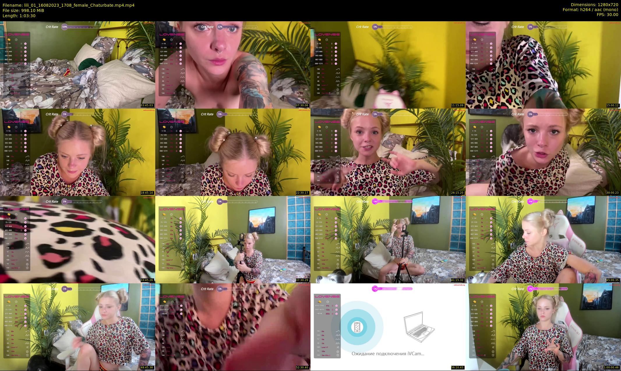 lili_01 — 64 minute Chaturbate female cam show recording, 720p, Aug 16, 2023