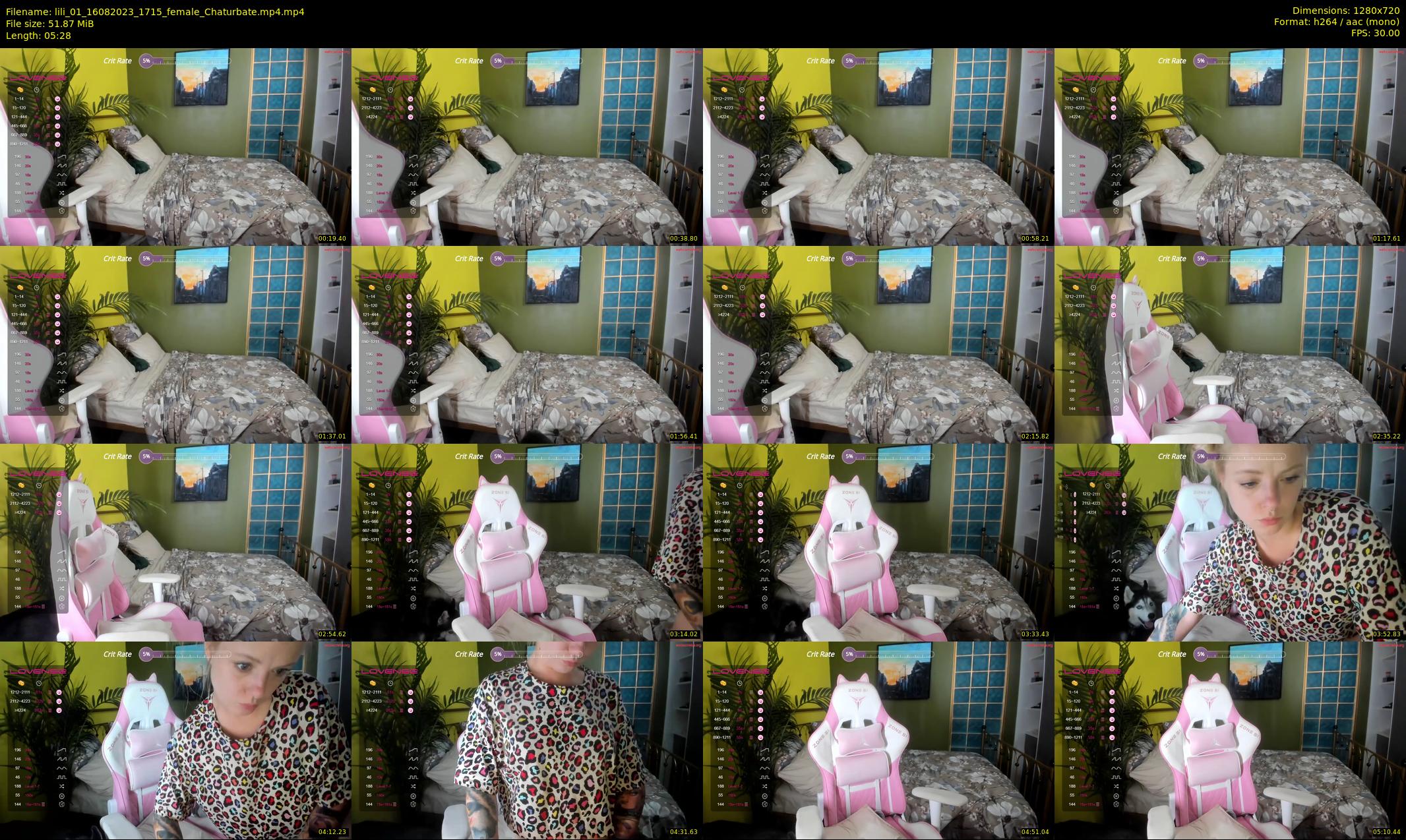 lili_01 — 6 minute Chaturbate female cam show recording, 720p, Aug 16, 2023