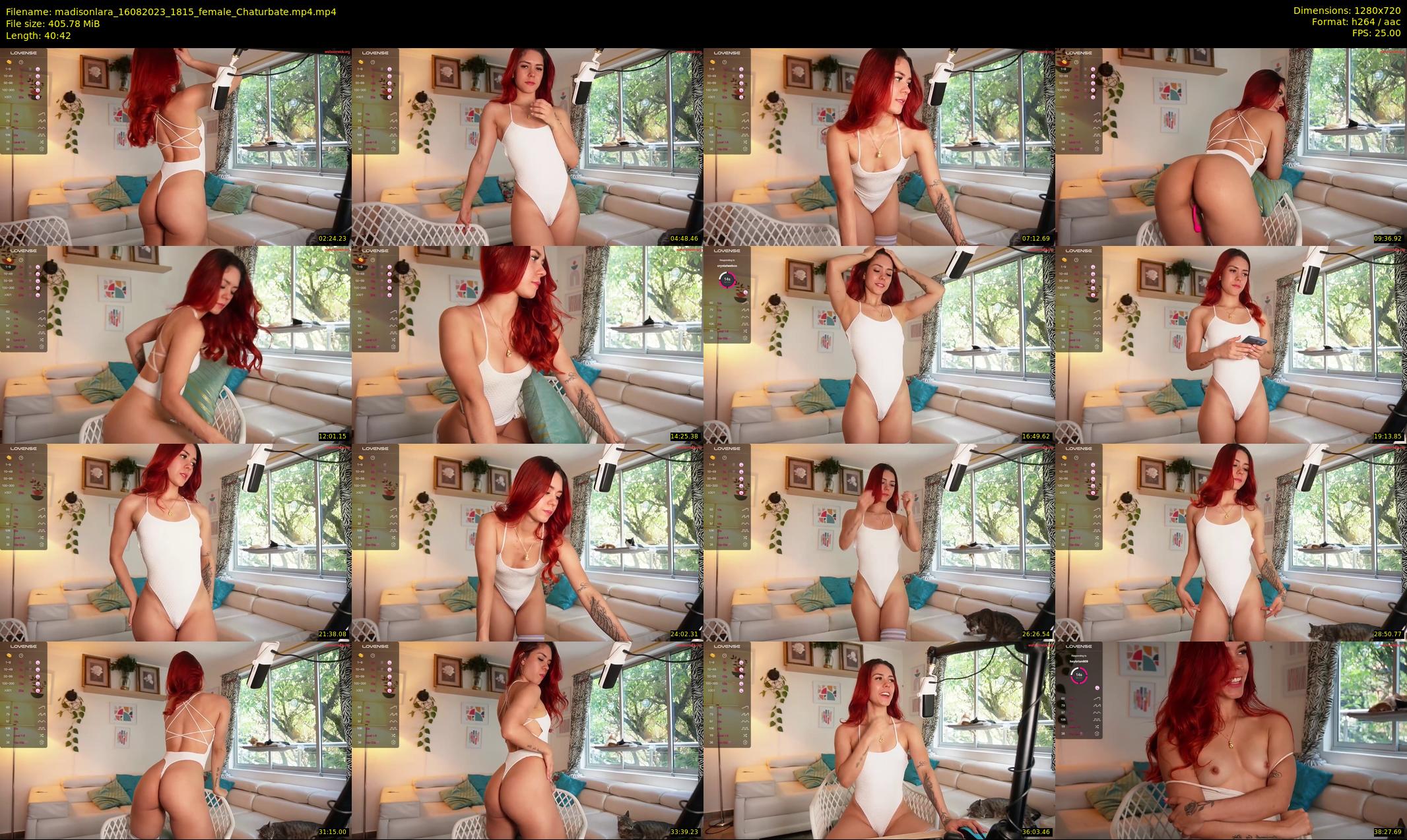 madisonlara — 41 minute Chaturbate female cam show recording, 720p, Aug 16, 2023