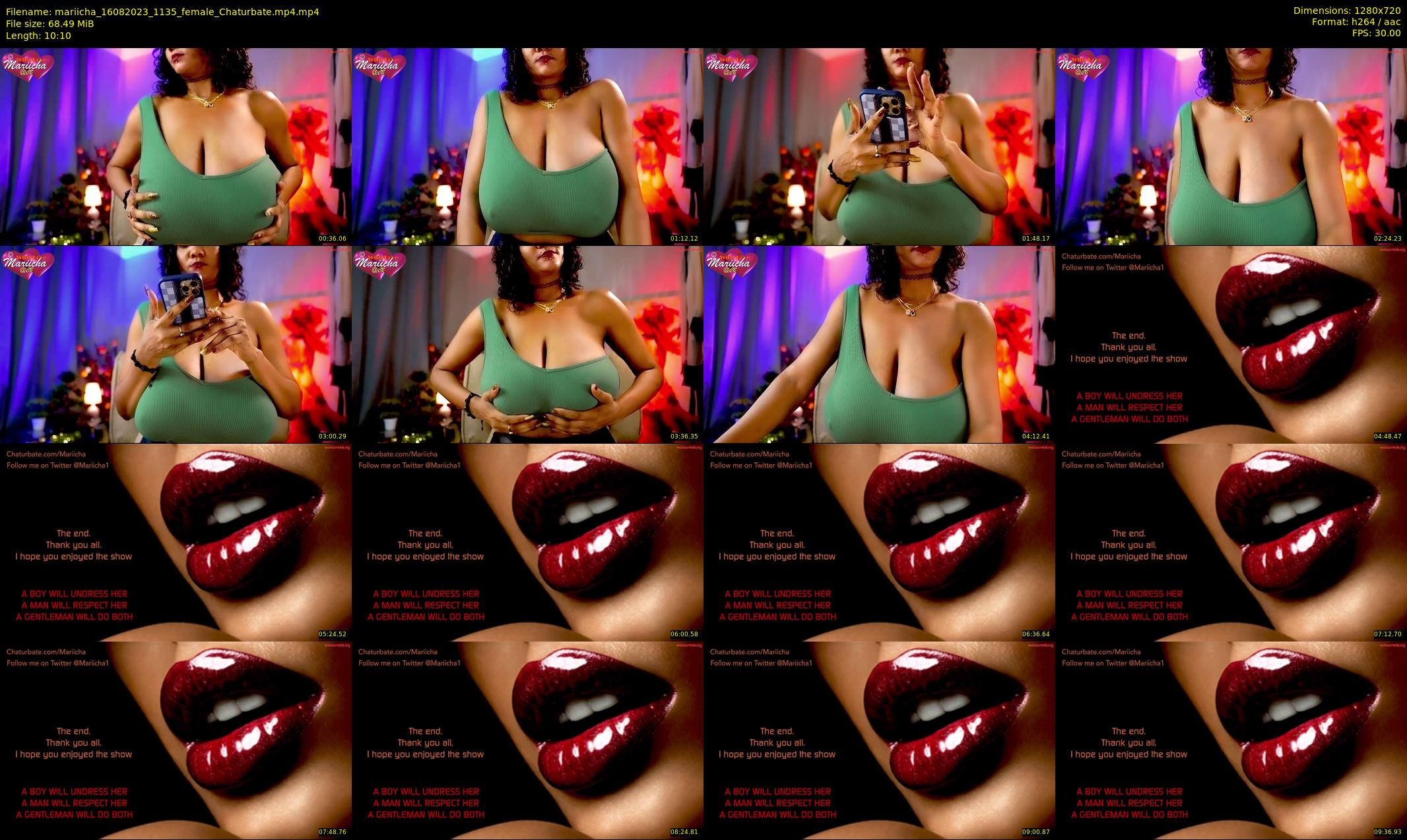 mariicha — 11 minute Chaturbate female cam show recording, 720p, Aug 16, 2023