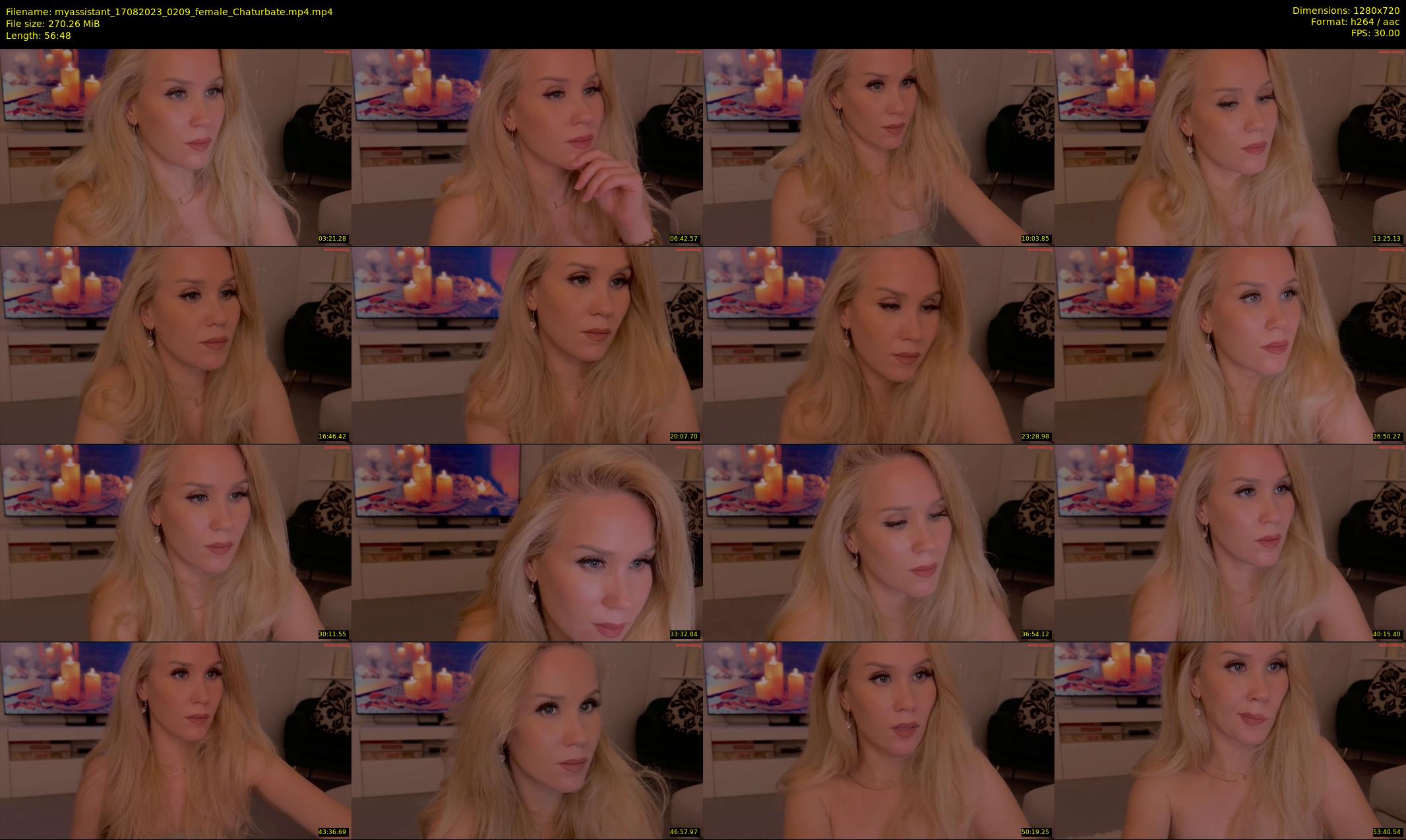 myassistant — 57 minute Chaturbate female cam show recording, 720p, Aug 17, 2023