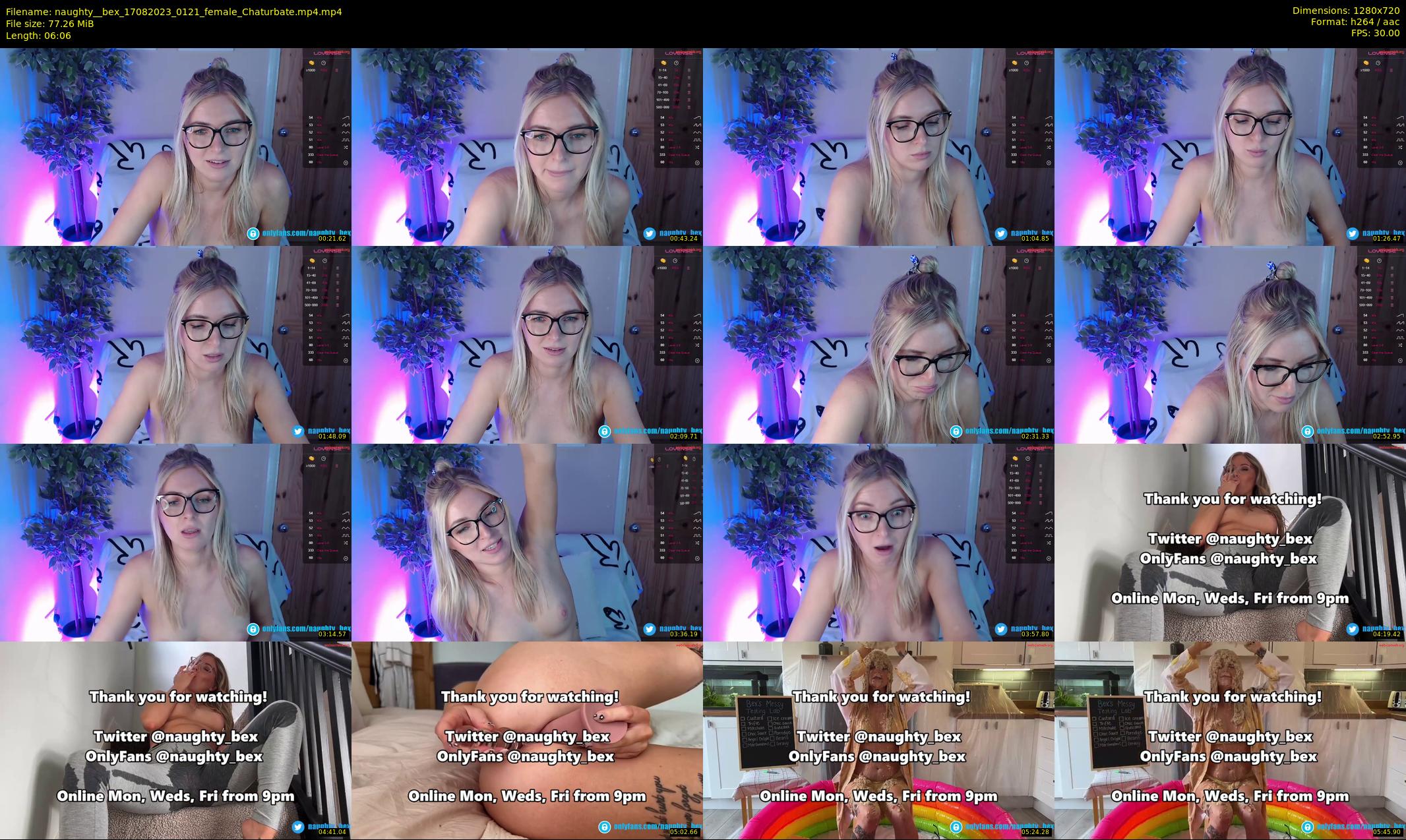naughty__bex — 7 minute Chaturbate female cam show recording, 720p, Aug 17, 2023