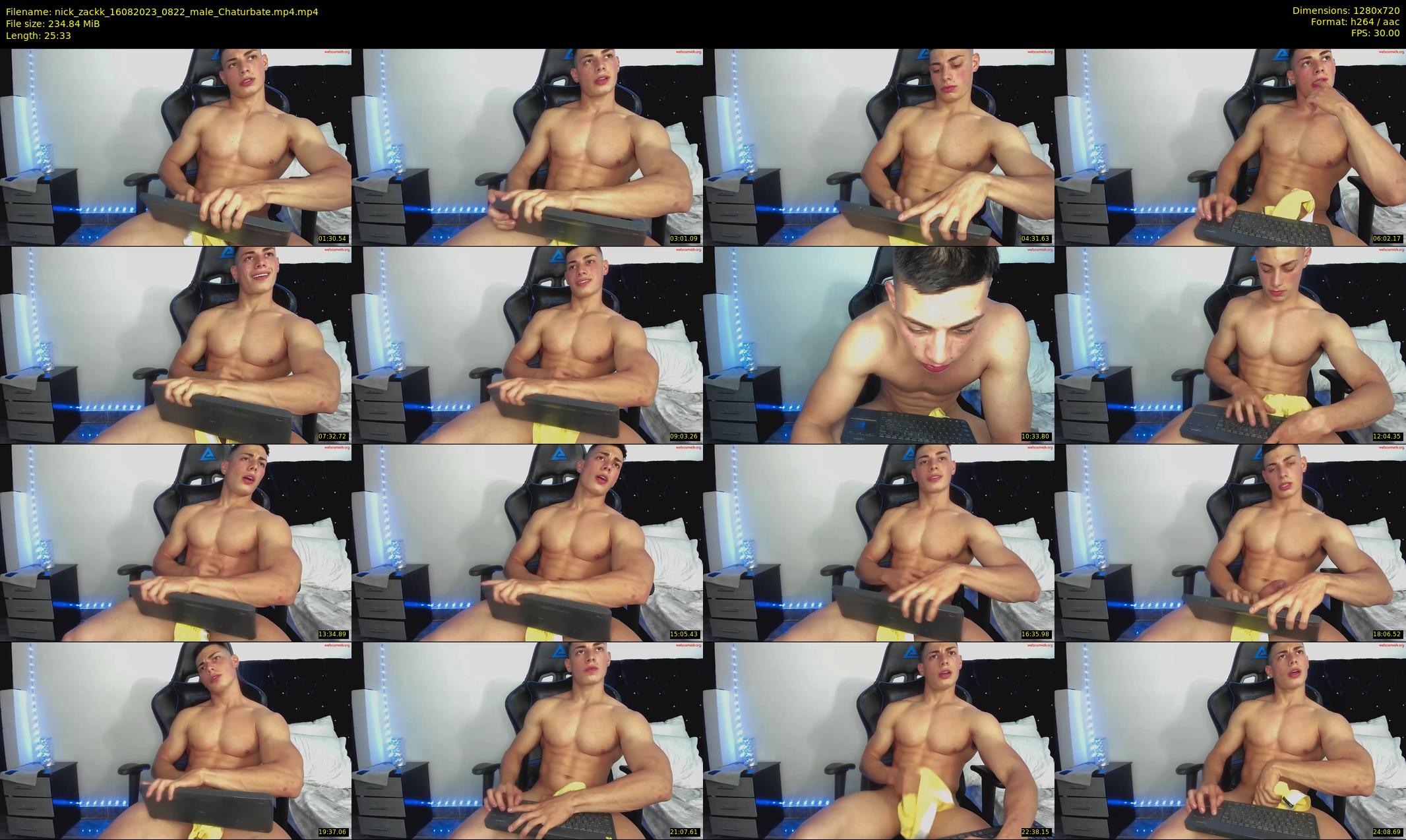 nick_zackk — 26 minute Chaturbate male cam show recording, 720p, Aug 16, 2023
