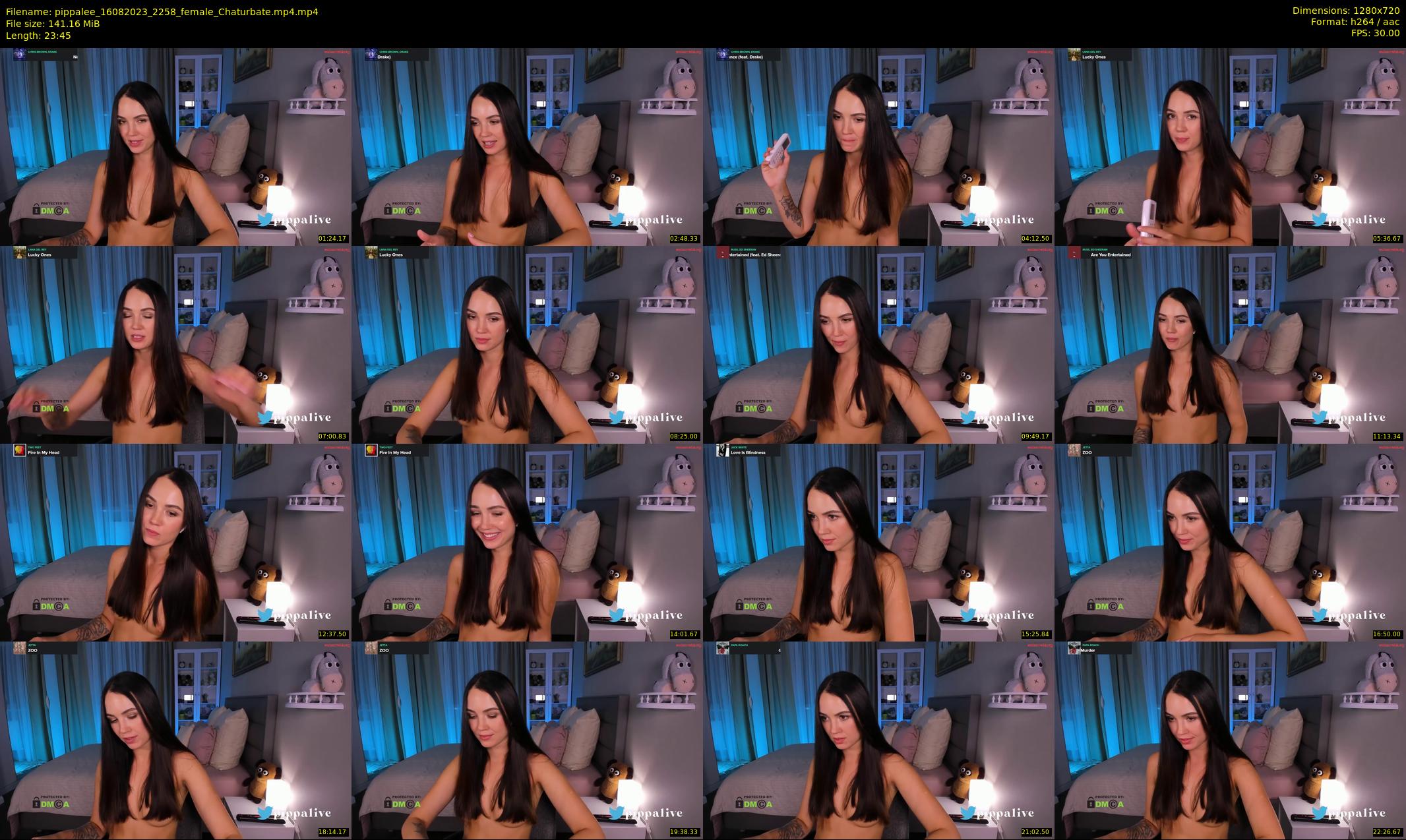 pippalee — 24 minute Chaturbate female cam show recording, 720p, Aug 16, 2023