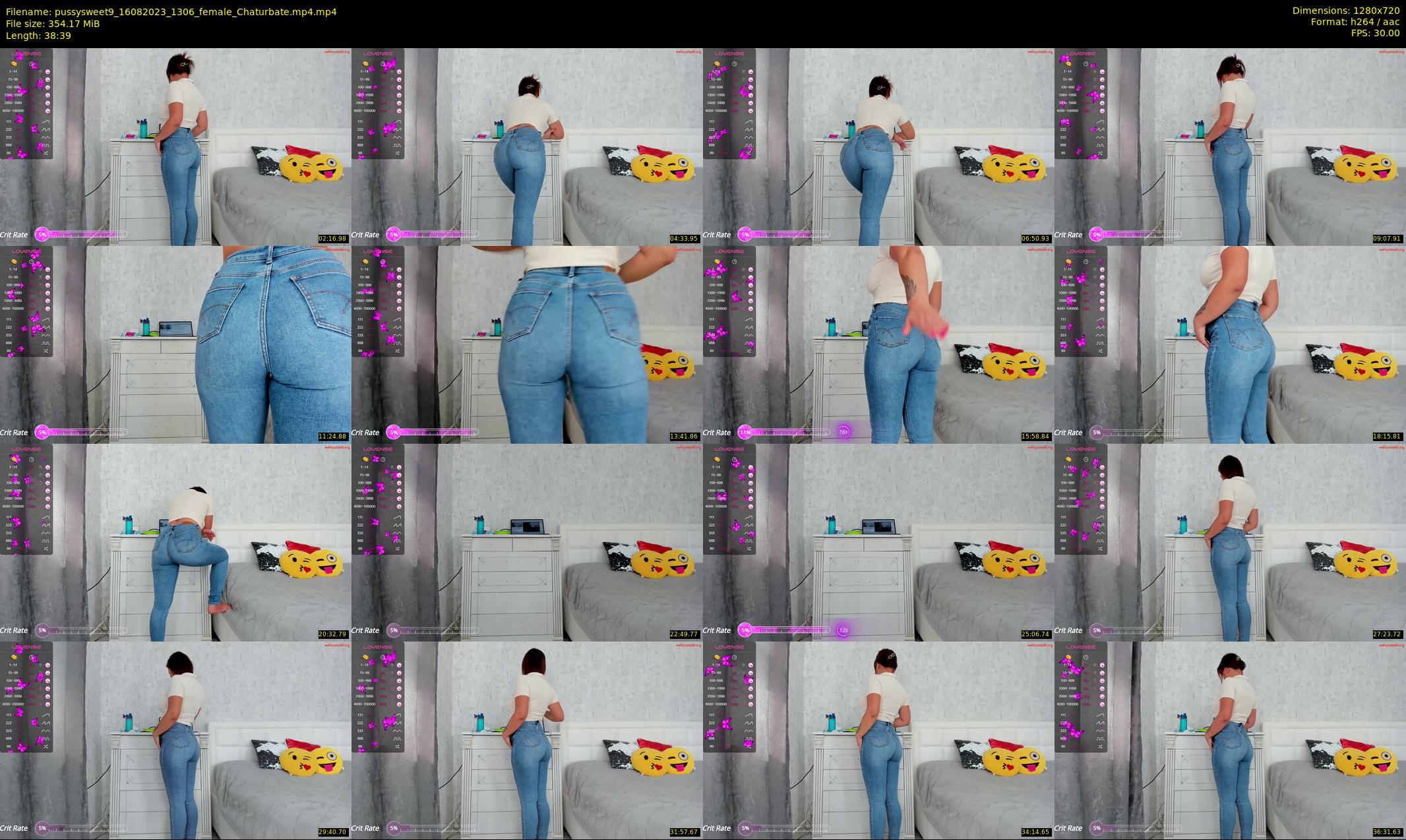 pussysweet9 — 39 minute Chaturbate female cam show recording, 720p, Aug 16, 2023