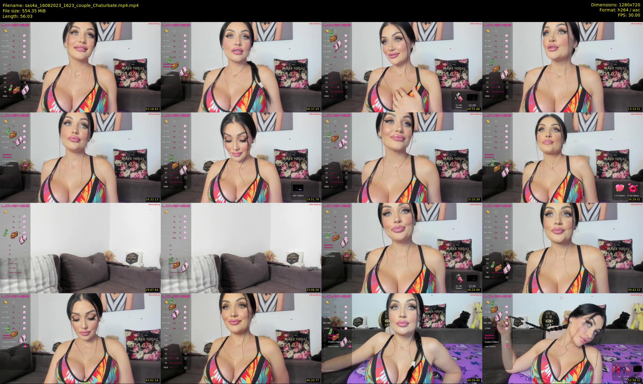 sas4a — 57 minute Chaturbate female cam show recording, 720p, Aug 16, 2023