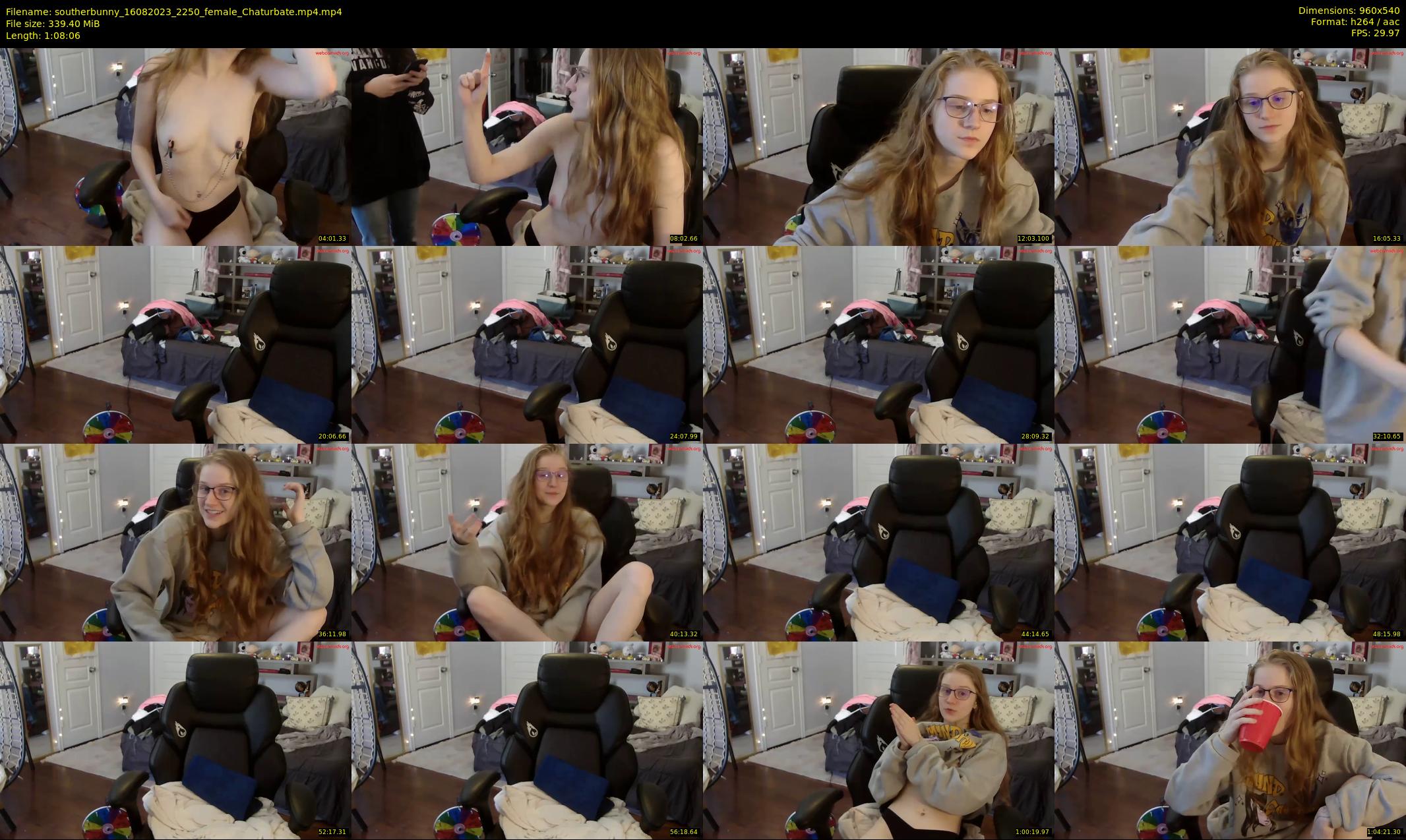 southerbunny — 69 minute Chaturbate female cam show recording, 480p, Aug 16, 2023