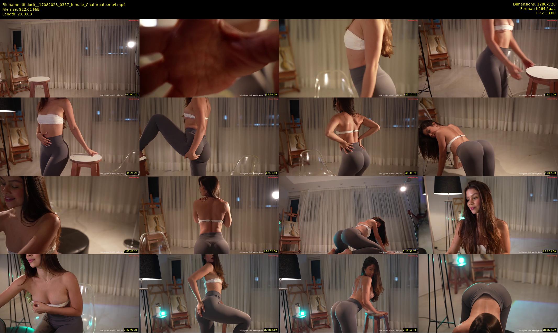 tifalock_ — 120 minute Chaturbate female cam show recording, 720p, Aug 17, 2023