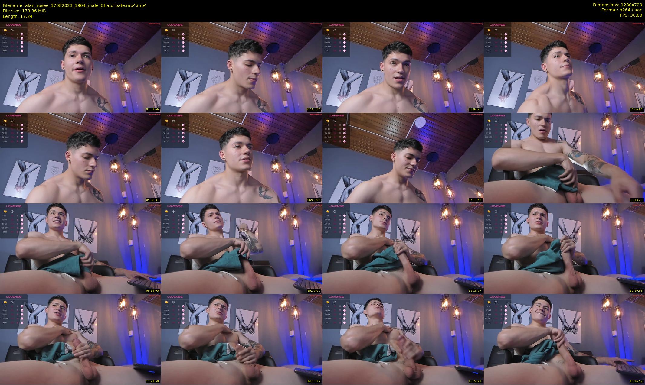 alan_rosee — 18 minute Chaturbate male cam show recording, 720p, Aug 17, 2023