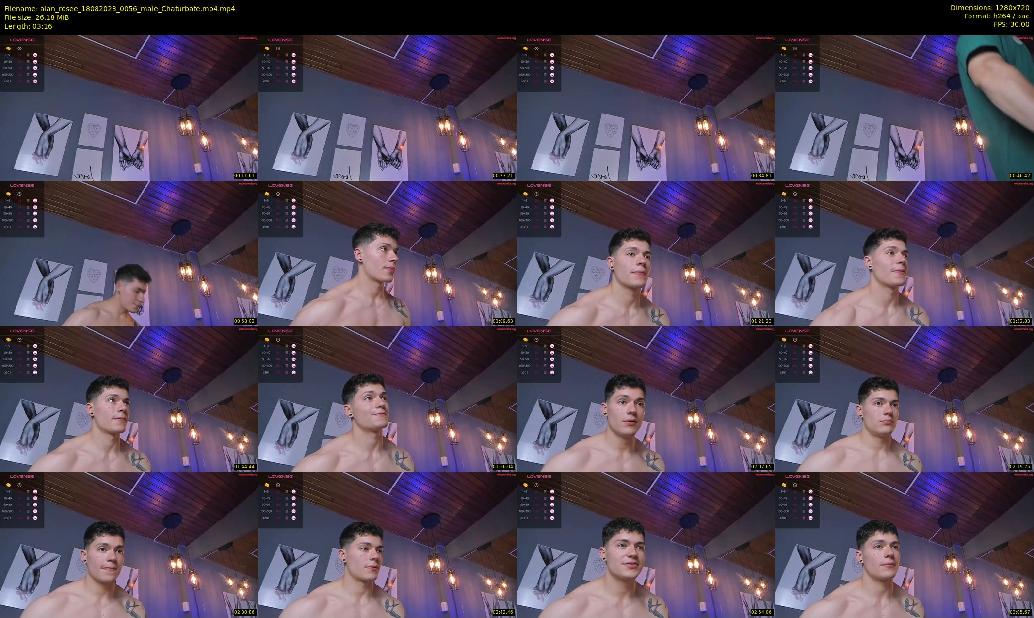 alan_rosee — 4 minute Chaturbate male cam show recording, 720p, Aug 18, 2023