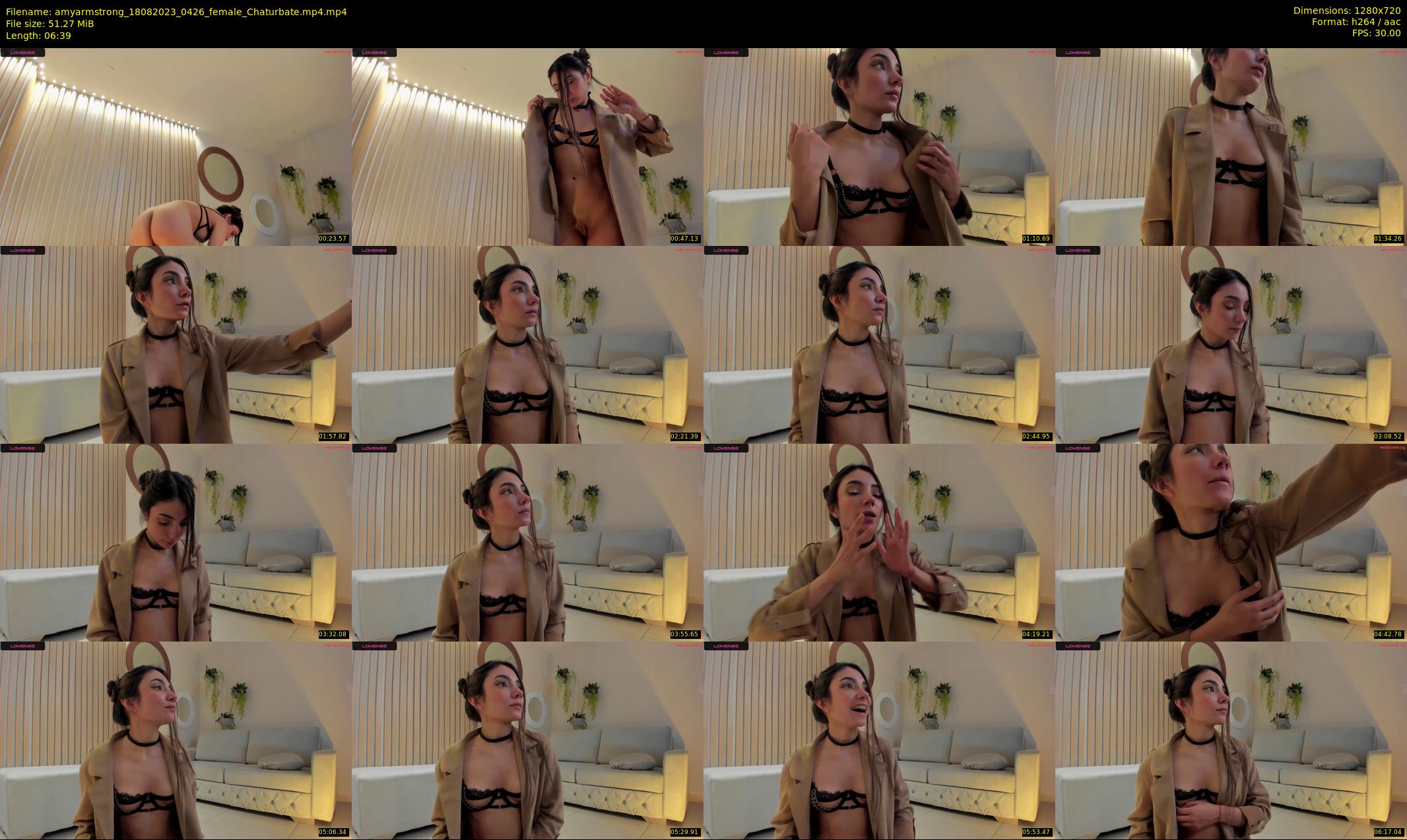 amyarmstrong — 7 minute Chaturbate female cam show recording, 720p, Aug 18, 2023