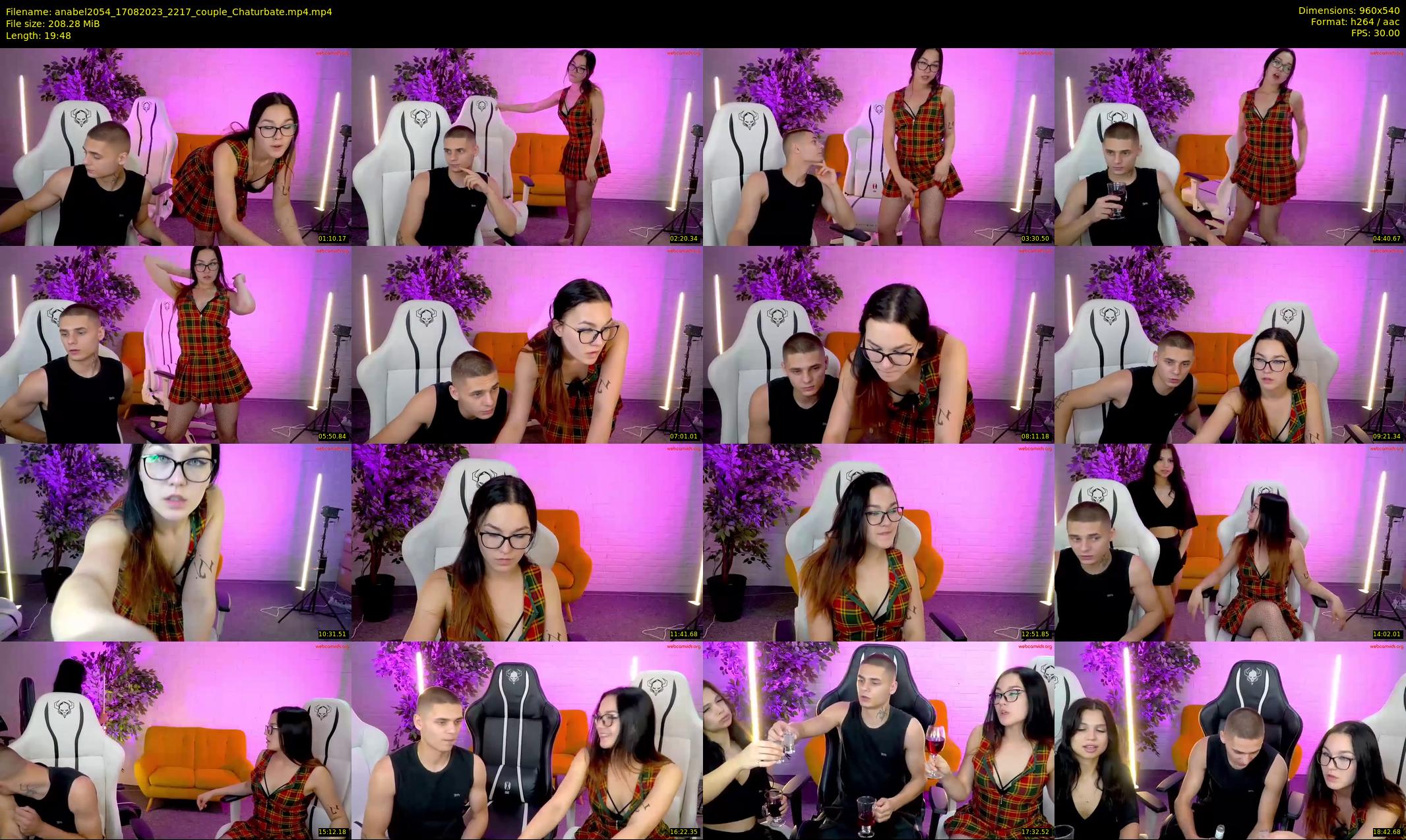 anabel2054 — 20 minute Chaturbate female cam show recording, 480p, Aug 17, 2023