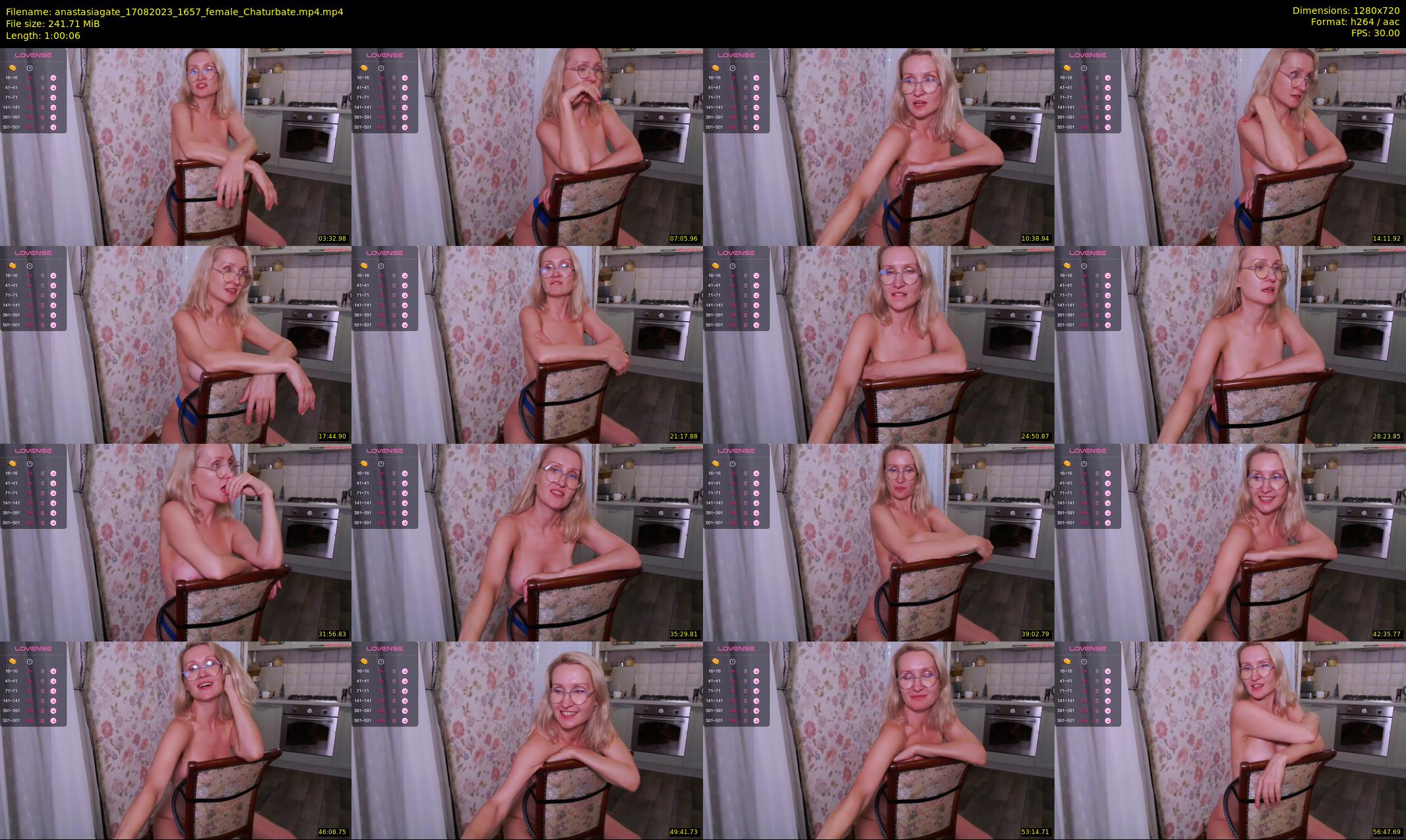 anastasiagate — 61 minute Chaturbate female cam show recording, 720p, Aug 17, 2023