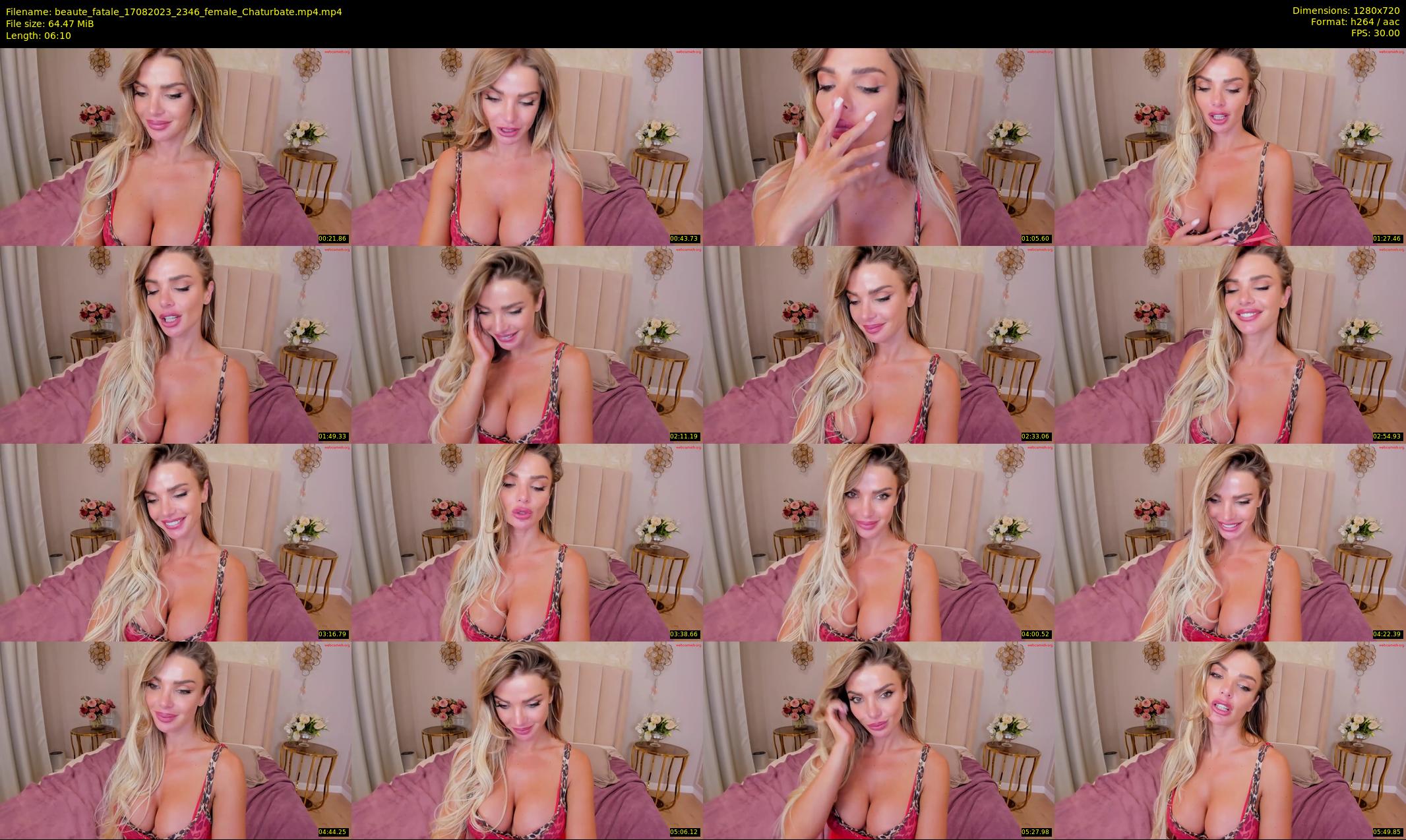 beaute_fatale — 7 minute Chaturbate female cam show recording, 720p, Aug 17, 2023