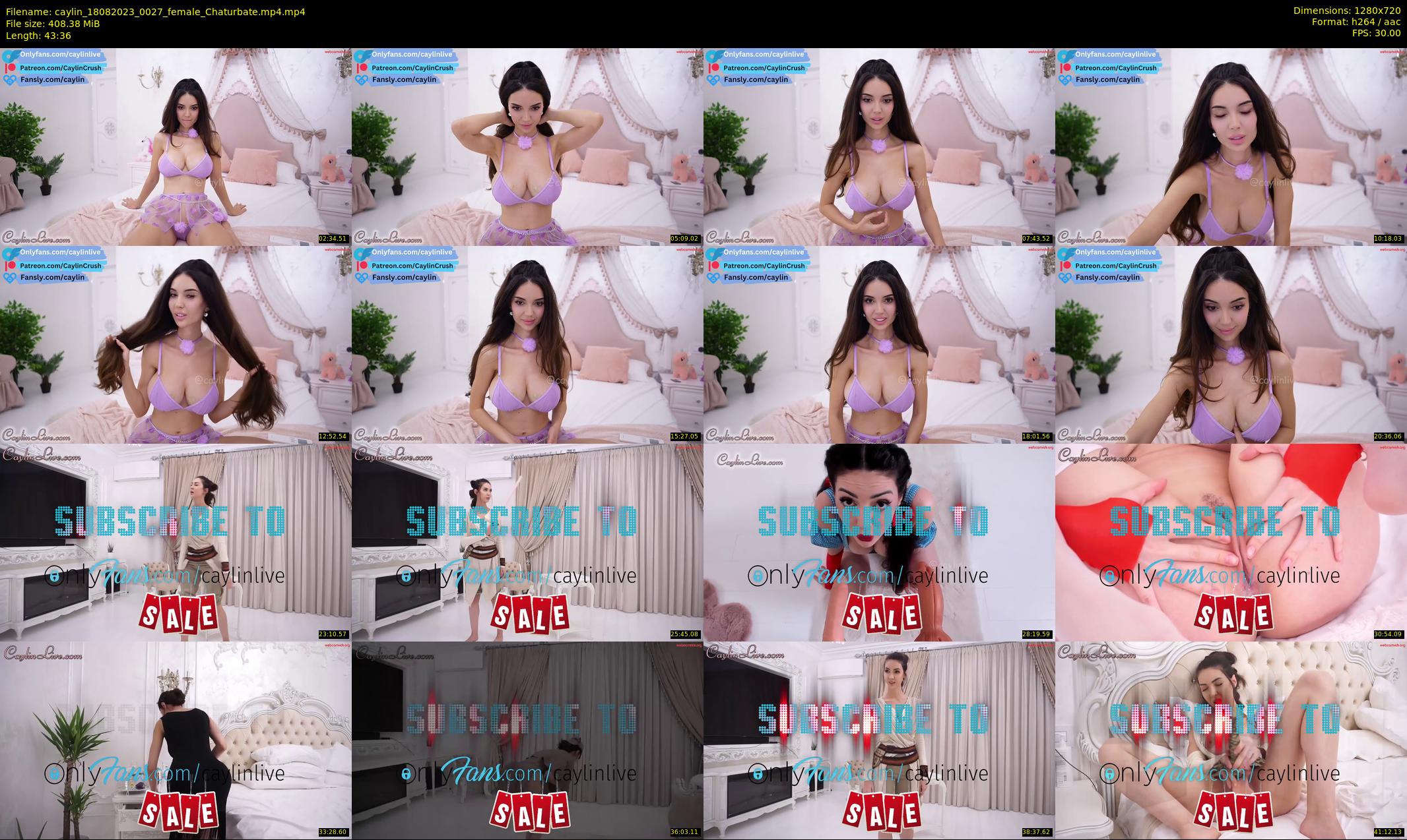caylin — 44 minute Chaturbate female cam show recording, 720p, Aug 18, 2023