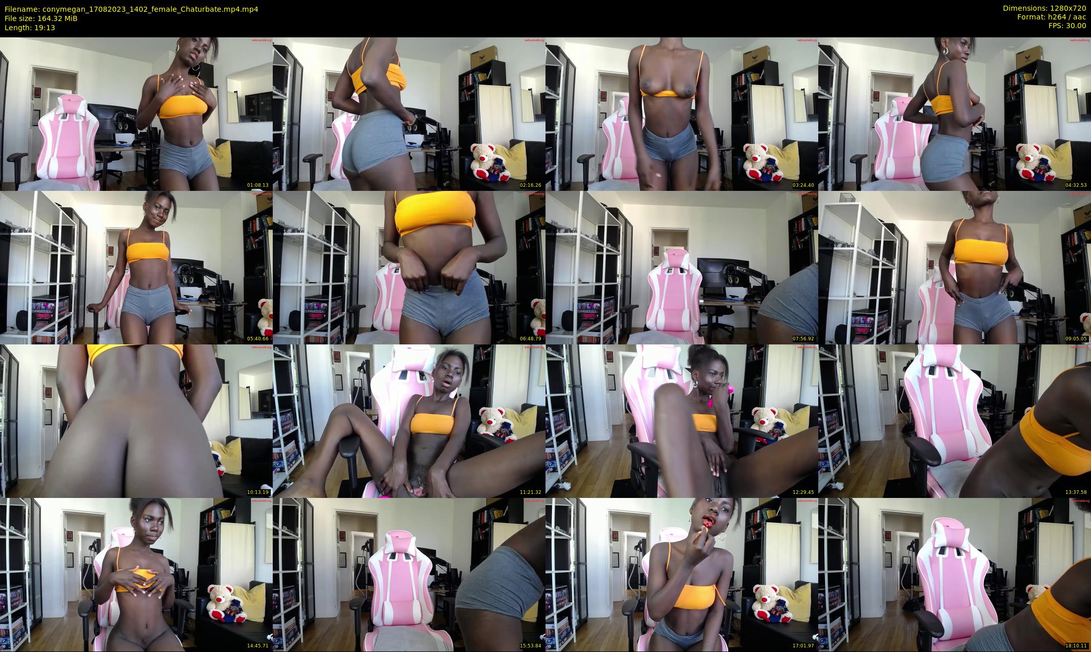 conymegan — 20 minute Chaturbate female cam show recording, 720p, Aug 17, 2023