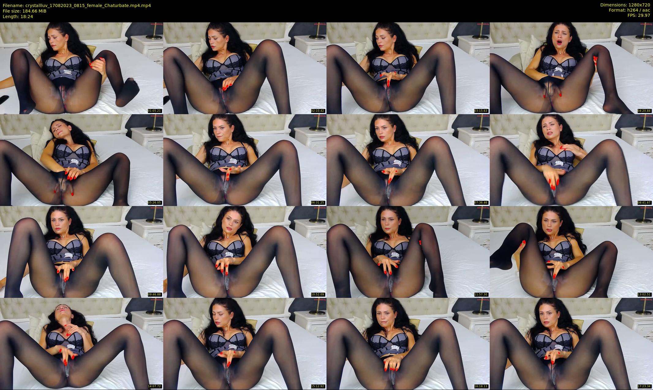 crystallluv — 19 minute Chaturbate female cam show recording, 720p, Aug 17, 2023