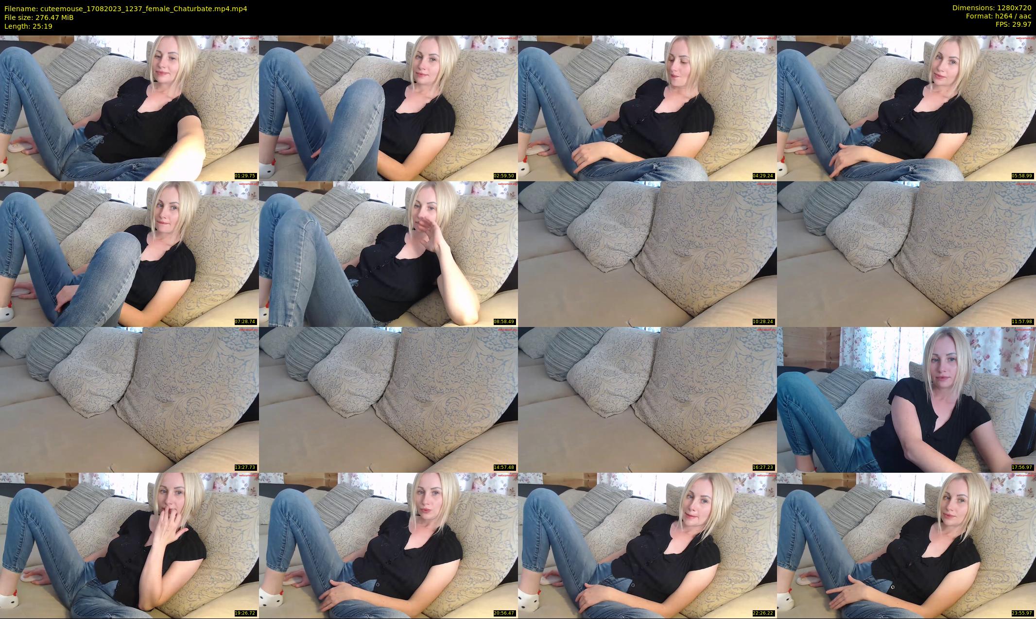 cuteemouse — 26 minute Chaturbate female cam show recording, 720p, Aug 17, 2023