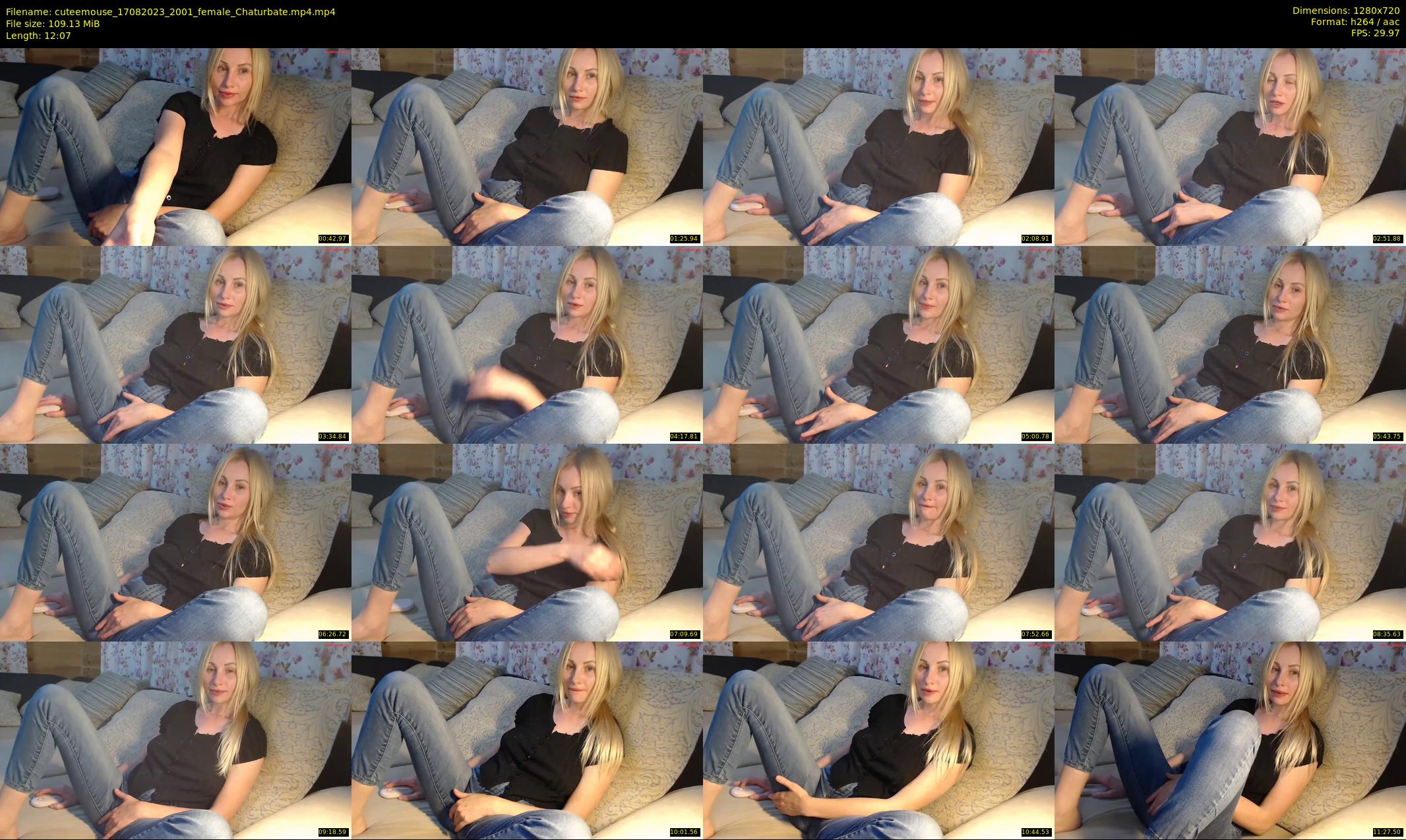 cuteemouse — 13 minute Chaturbate female cam show recording, 720p, Aug 17, 2023