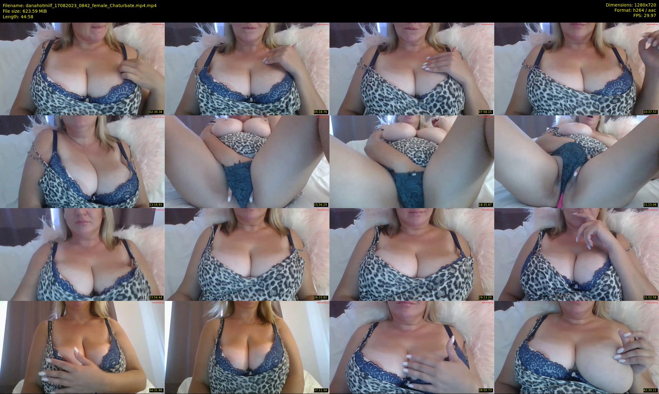 danahotmilf — 45 minute Chaturbate female cam show recording, 720p, Aug 17, 2023