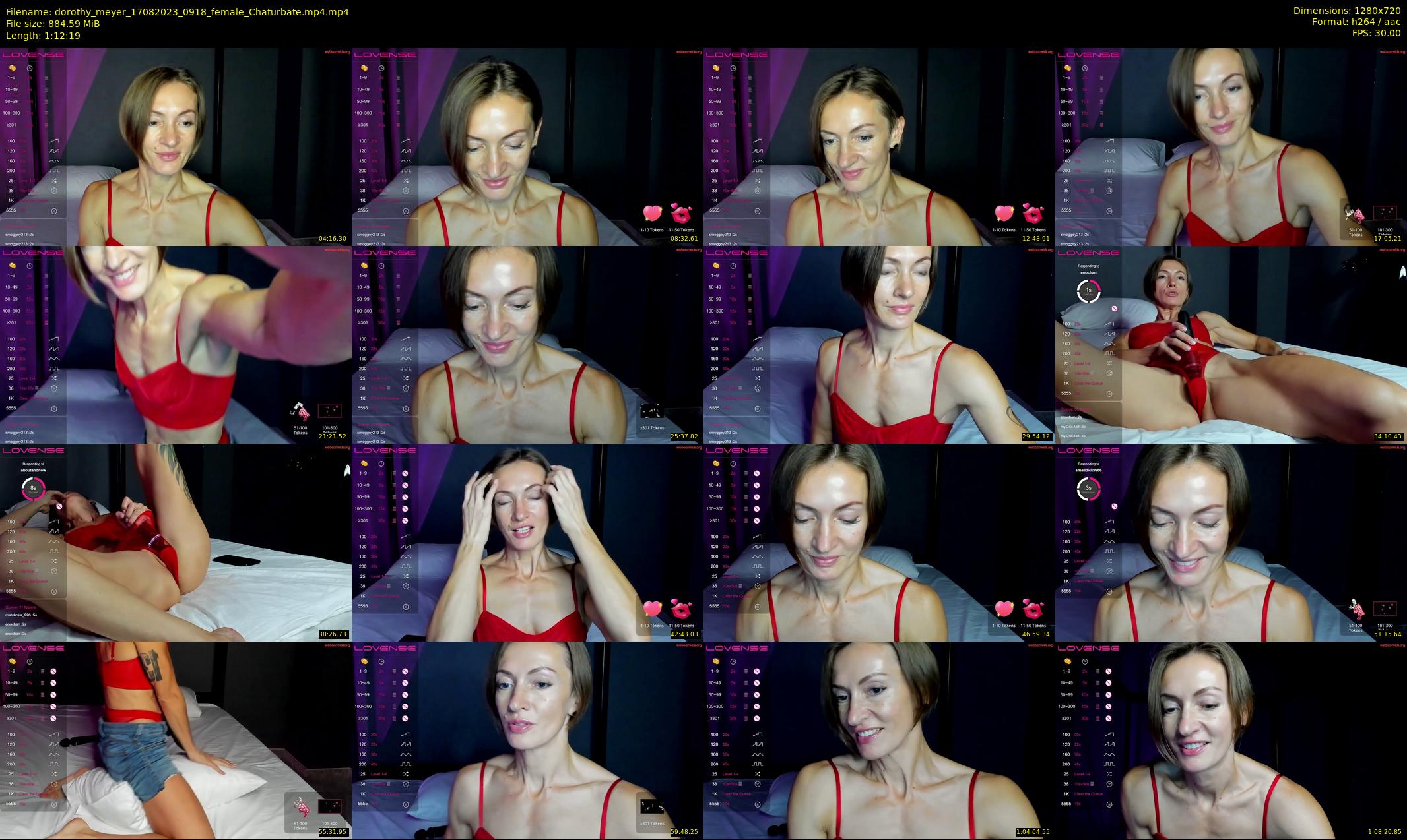 dorothy_meyer — 73 minute Chaturbate female cam show recording, 720p, Aug 17, 2023