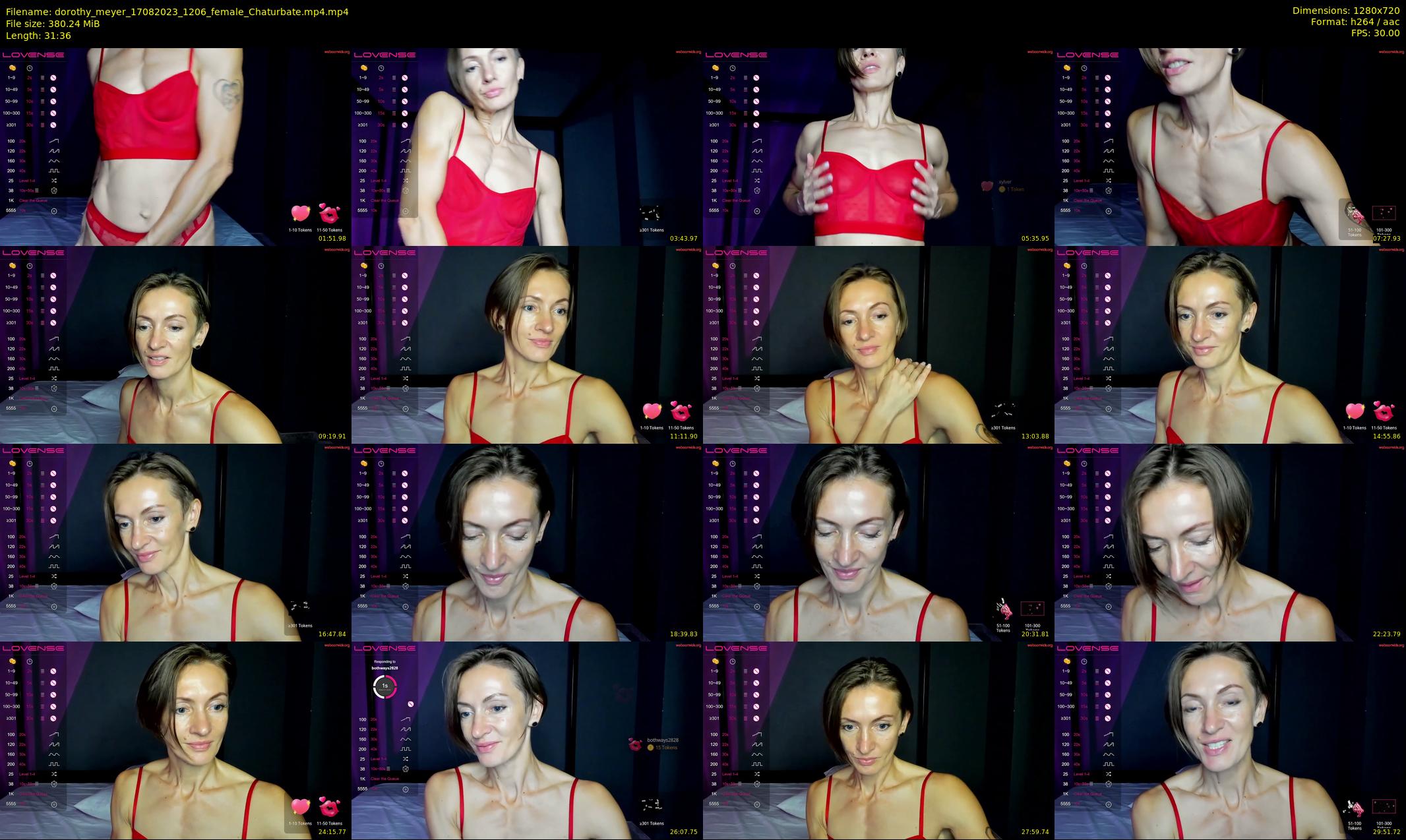 dorothy_meyer — 32 minute Chaturbate female cam show recording, 720p, Aug 17, 2023